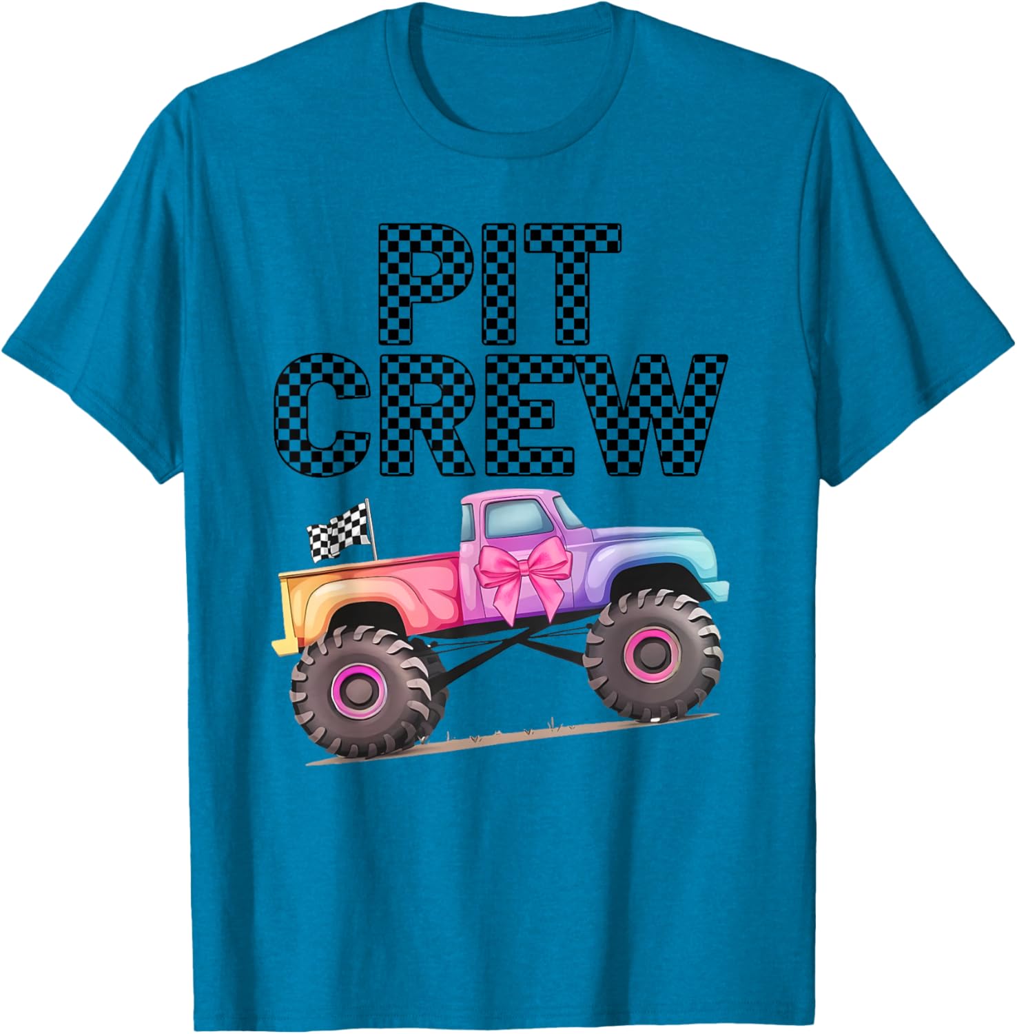 Girls Monster Truck Crew Squad T-Shirt for Truck Lovers and Kids - 2