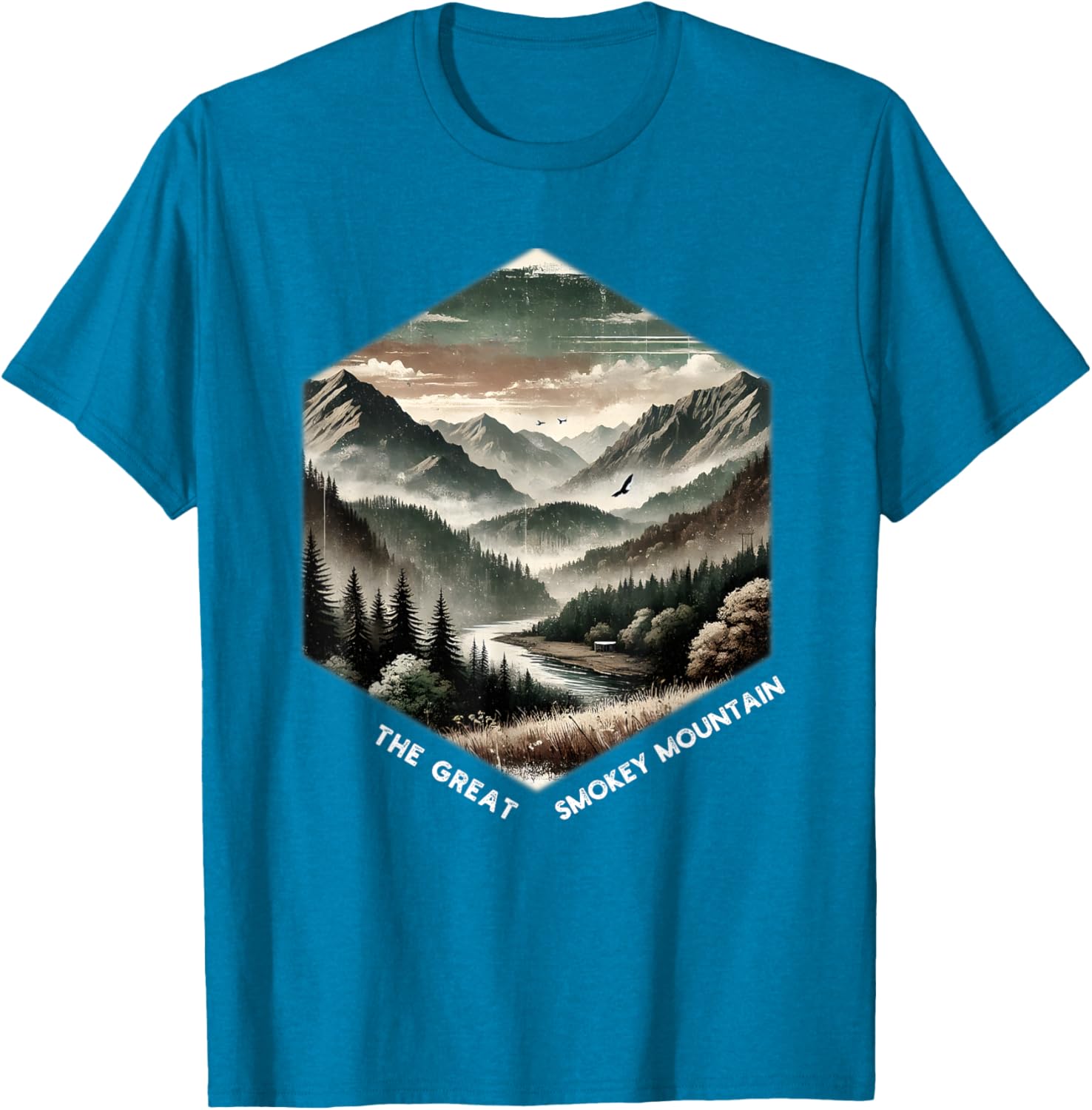 Smoky Mountains Vintage Graphic T-Shirt for Nature Lovers and Adventurers - 10