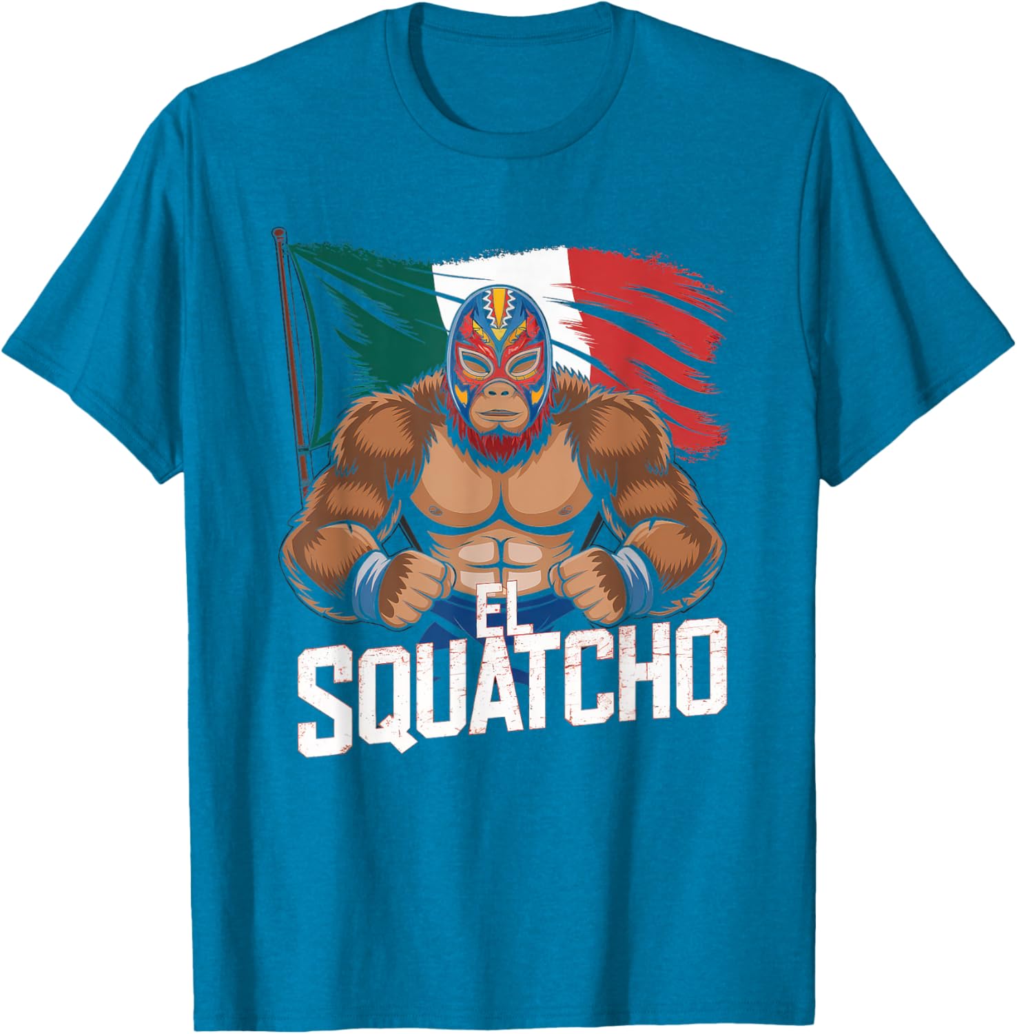 El Squatcho Bigfoot T-Shirt for Men and Women - Fun Sasquatch Design - 8