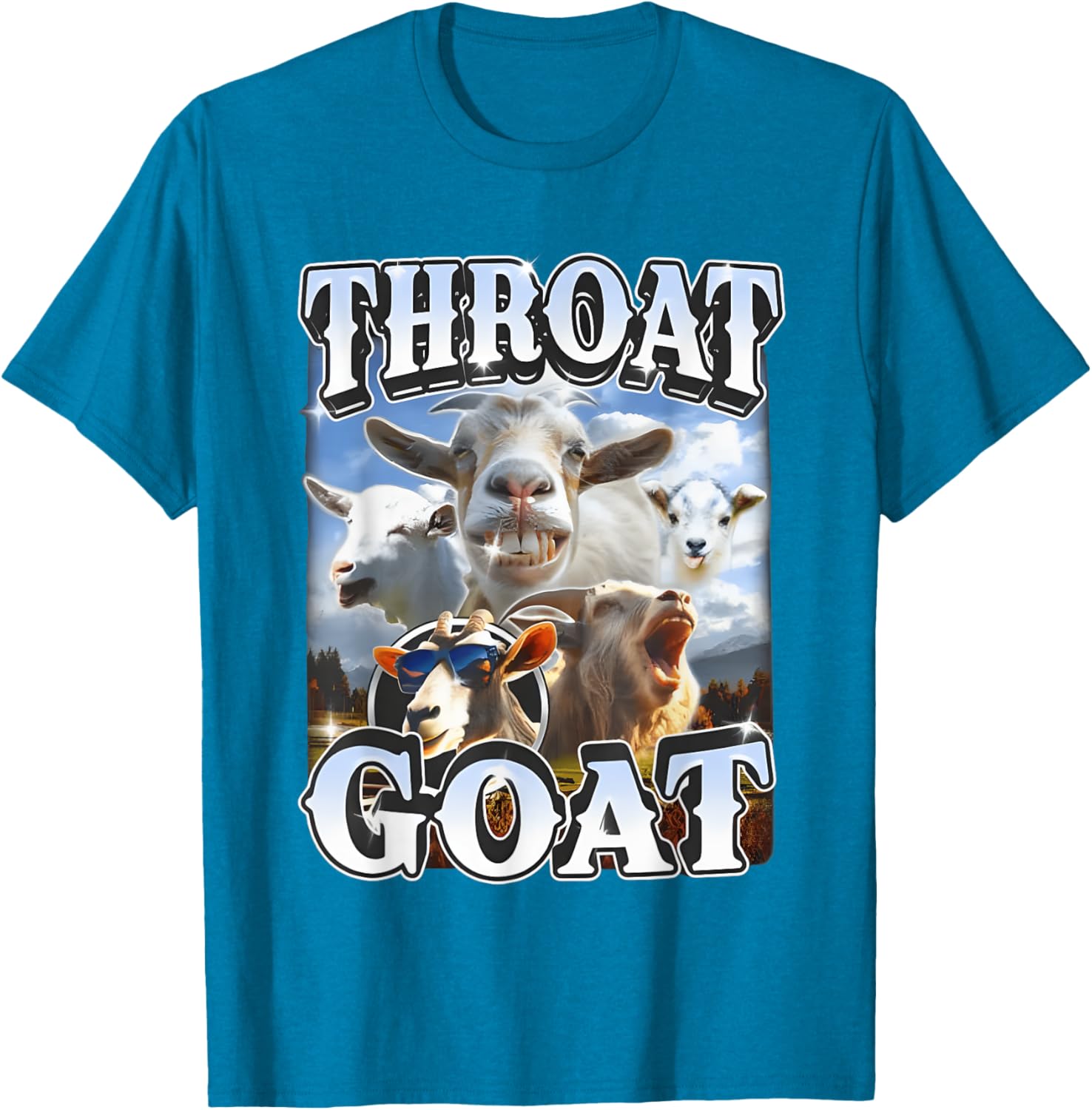 Throat Goat Retro Funny Gag T-Shirt for Adult Humor Lovers - 12