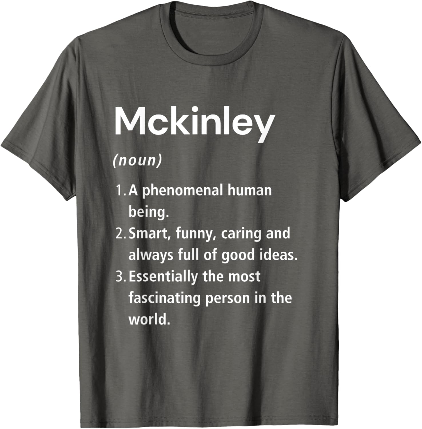 Funny Mckinley Name Definition T-Shirt - Perfect Gift for Friends - 9