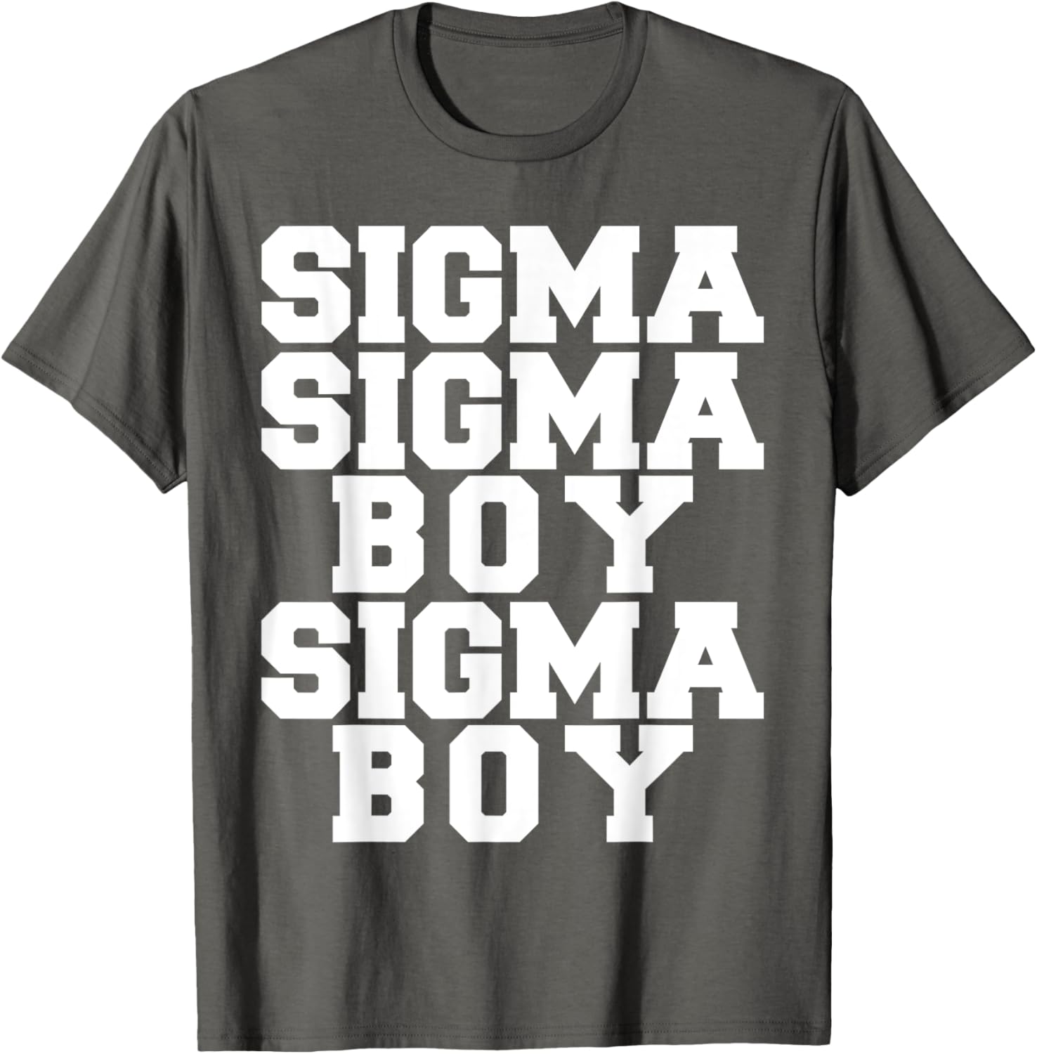 Sigma Boy Motivational T-Shirt for Strong Sigma Males - Trendy Design - 14