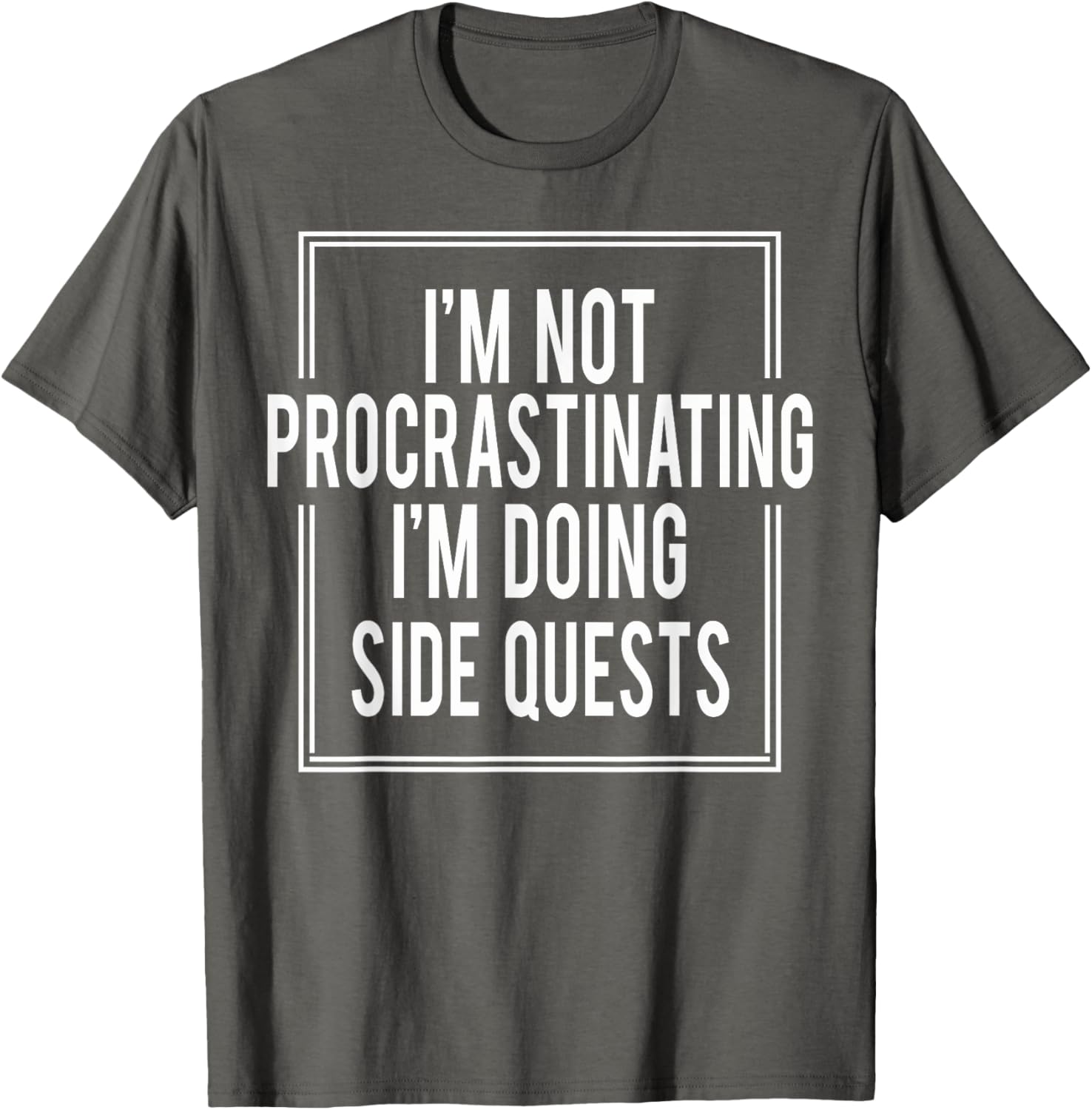 I'm Not Procrastinating I'm Doing Side Quests T-Shirt for Gamers - 5