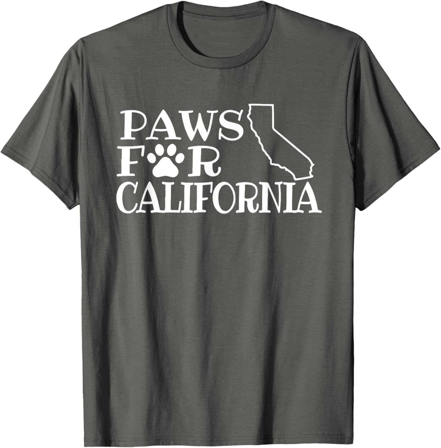 Funny Paws for California Unisex Short Sleeve T-Shirt for Dog Lovers - 12