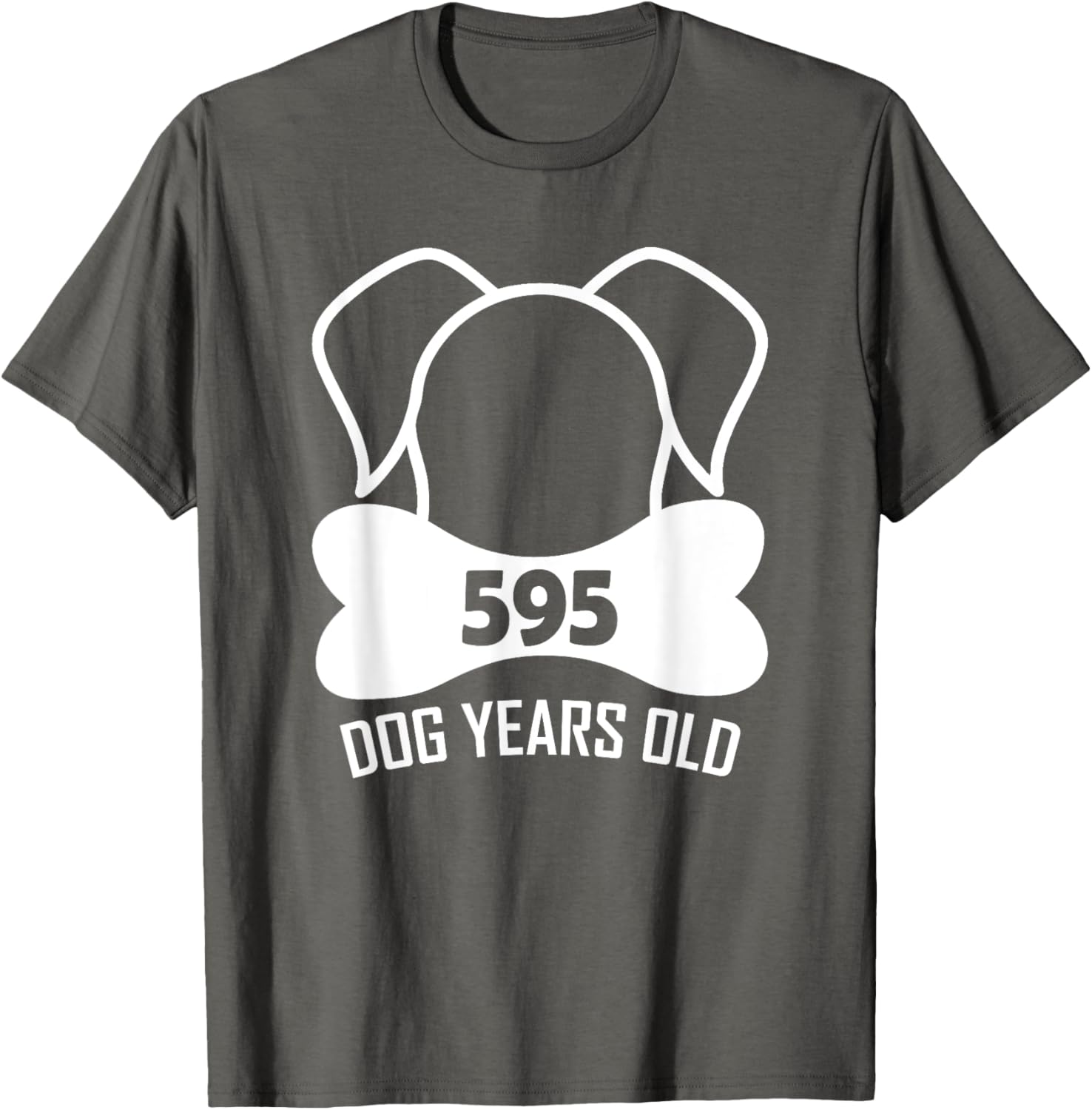 Funny 595 Dog Years Old 85th Birthday Shirt for Dog Lovers - 1