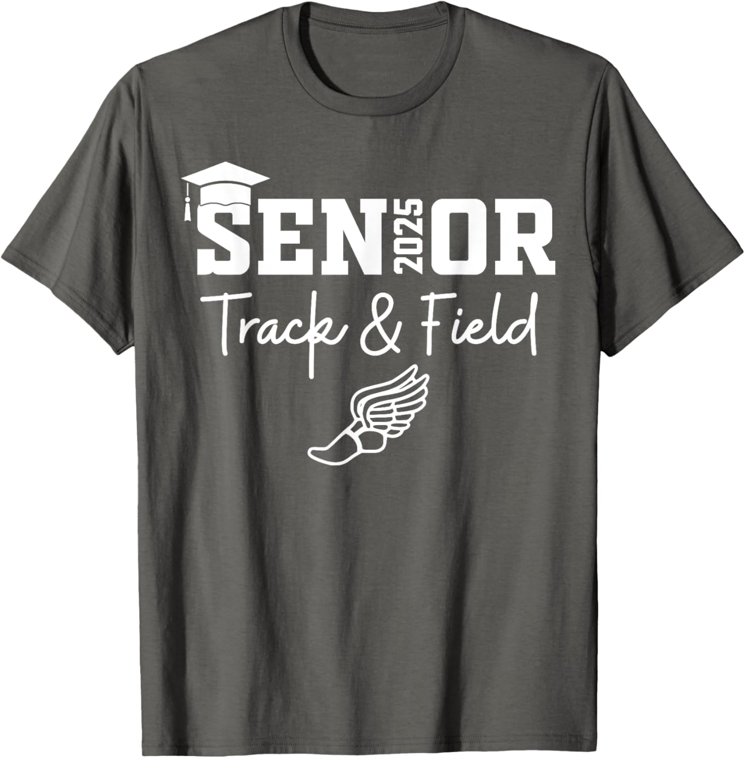 Track and Field Class of 2025 Graduation T-Shirt for Athletes - 22