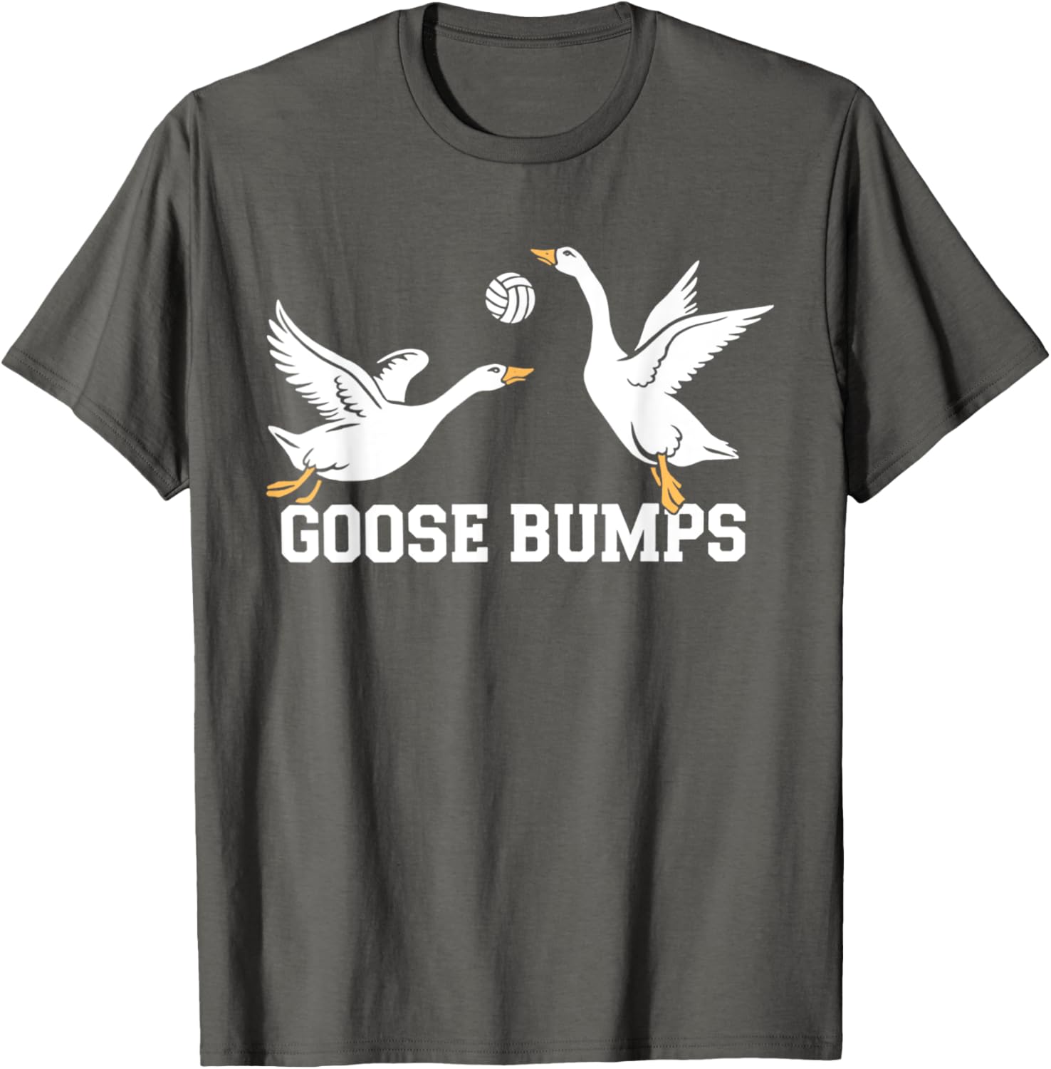 Goose Bumps Volleyball Spike T-Shirt for Sports Lovers and Athletes - 12