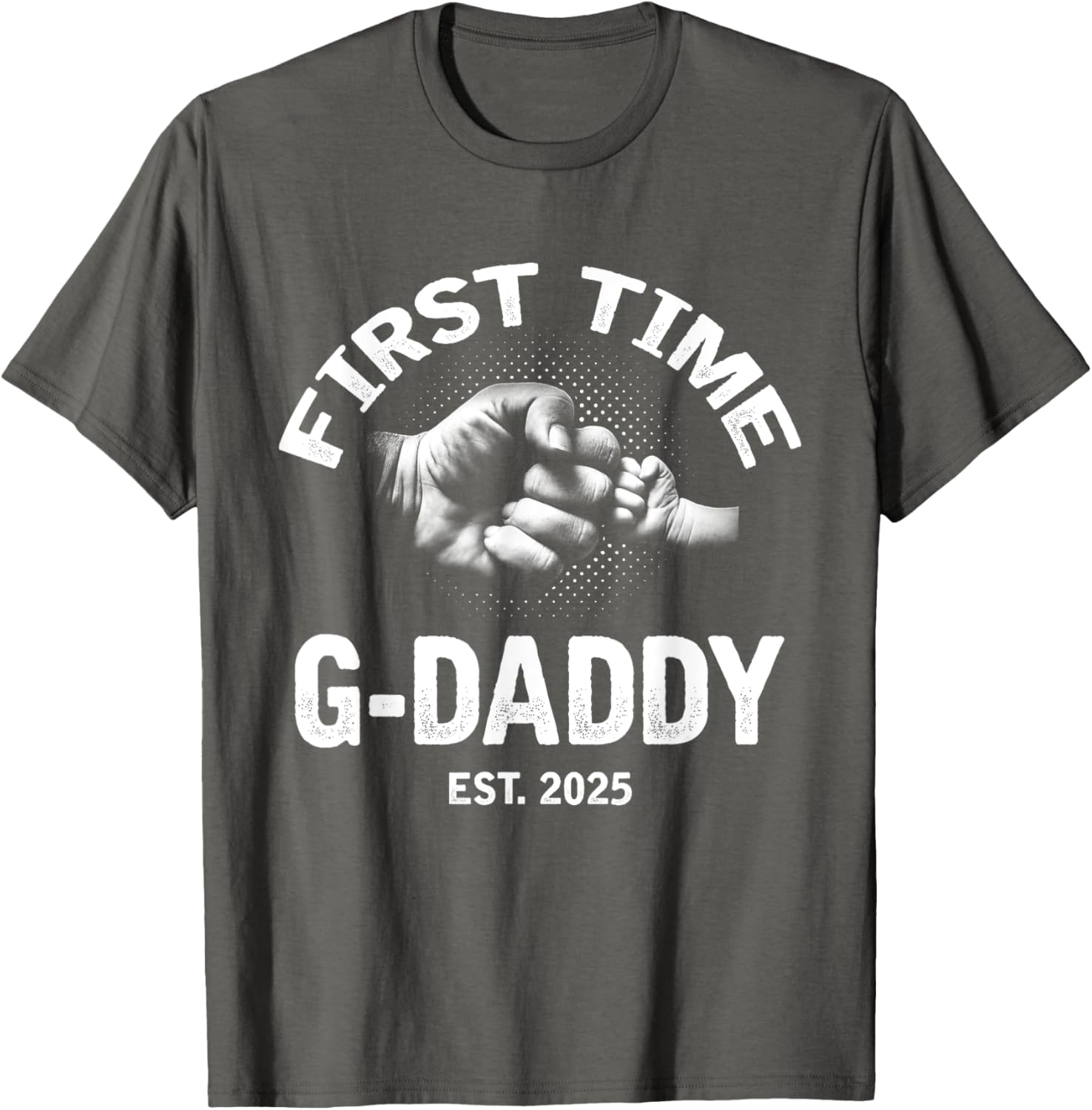 First Time G-Daddy 2025 Father's Day Vintage T-Shirt for Proud Dads - 7