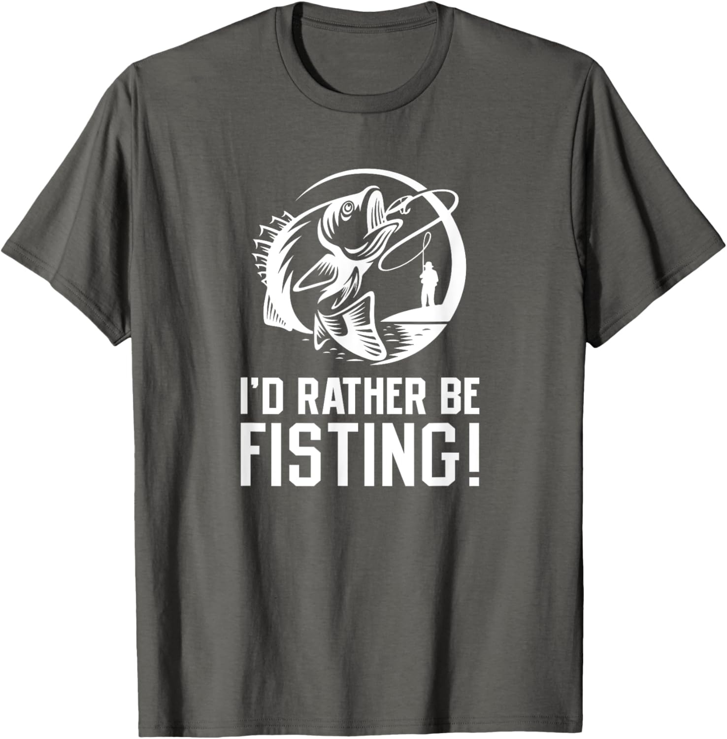 I'd Rather Be Fisting Funny Graphic T-Shirt for Casual Wear - 5