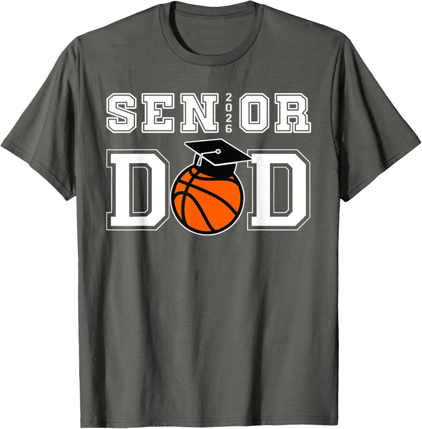 Senior 2026 Dad Basketball Graduation T-Shirt for Proud Dads - 8