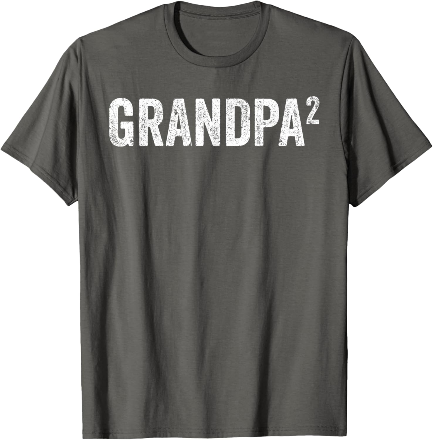 Cute Grandpa of Two Grandkids T-Shirt for Father's Day Gift - 8