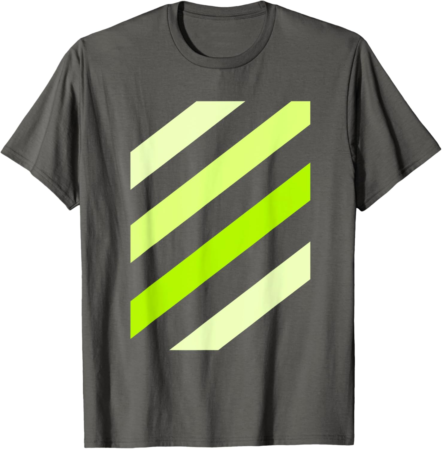 Stylish Green Stripe Graphic T-Shirt for Trendy Casual Wear - 27