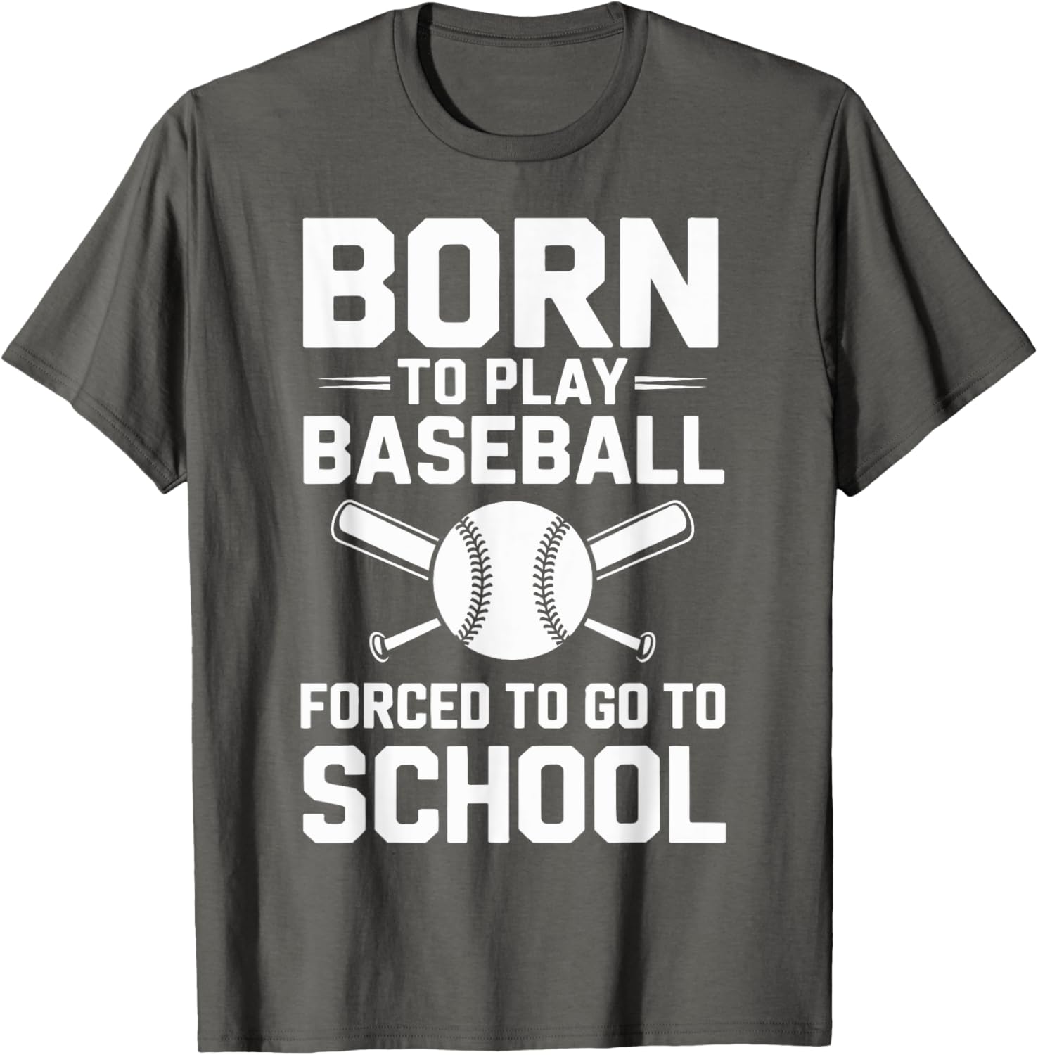 Born to Play Baseball T-Shirt Perfect for Young Athletes in School - 12