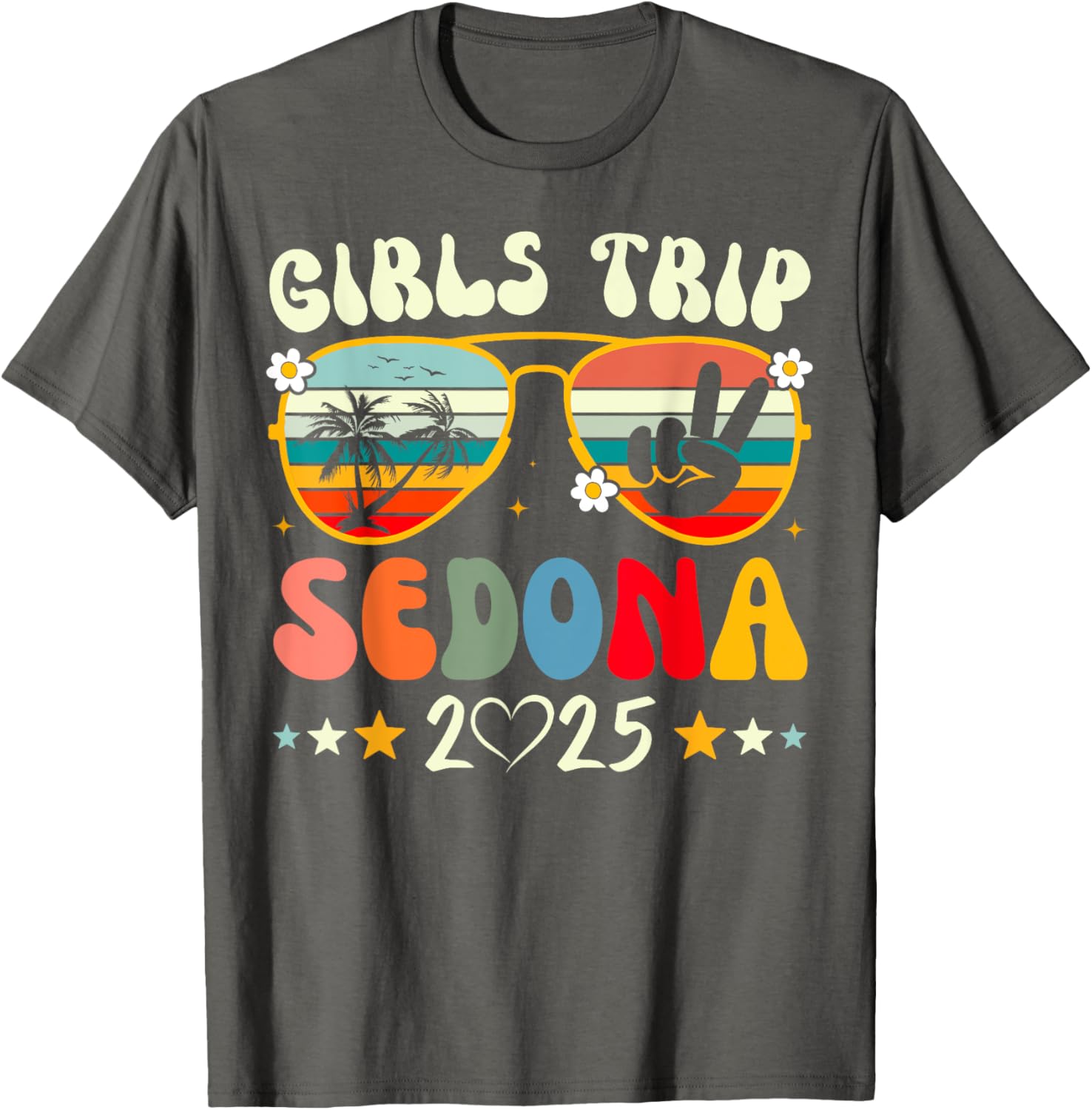Girls Trip Sedona 2025 Summer Vacation Matching T-Shirt for Fun Times - 14