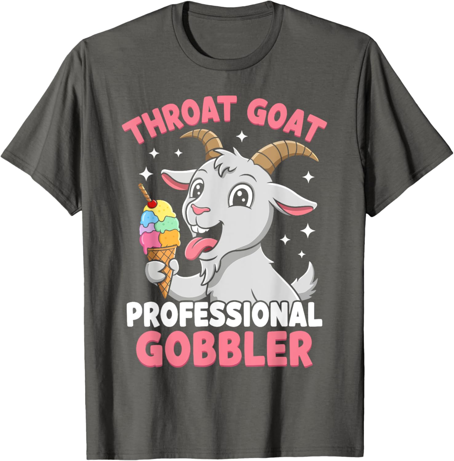 Funny Throat Goat Gobbler Humor T-Shirt for Quirky Style Enthusiasts - 11