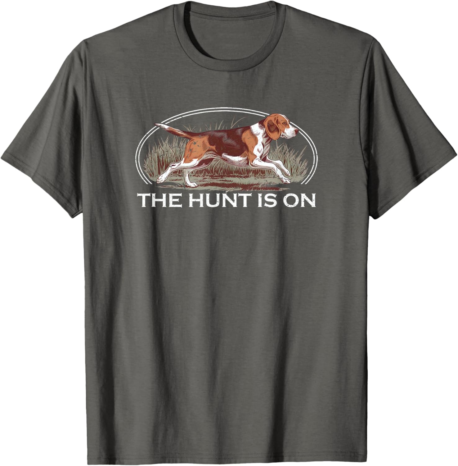 Beagle Hunting T-Shirt for Men and Women - Fun Deer and Rabbit Design - 5