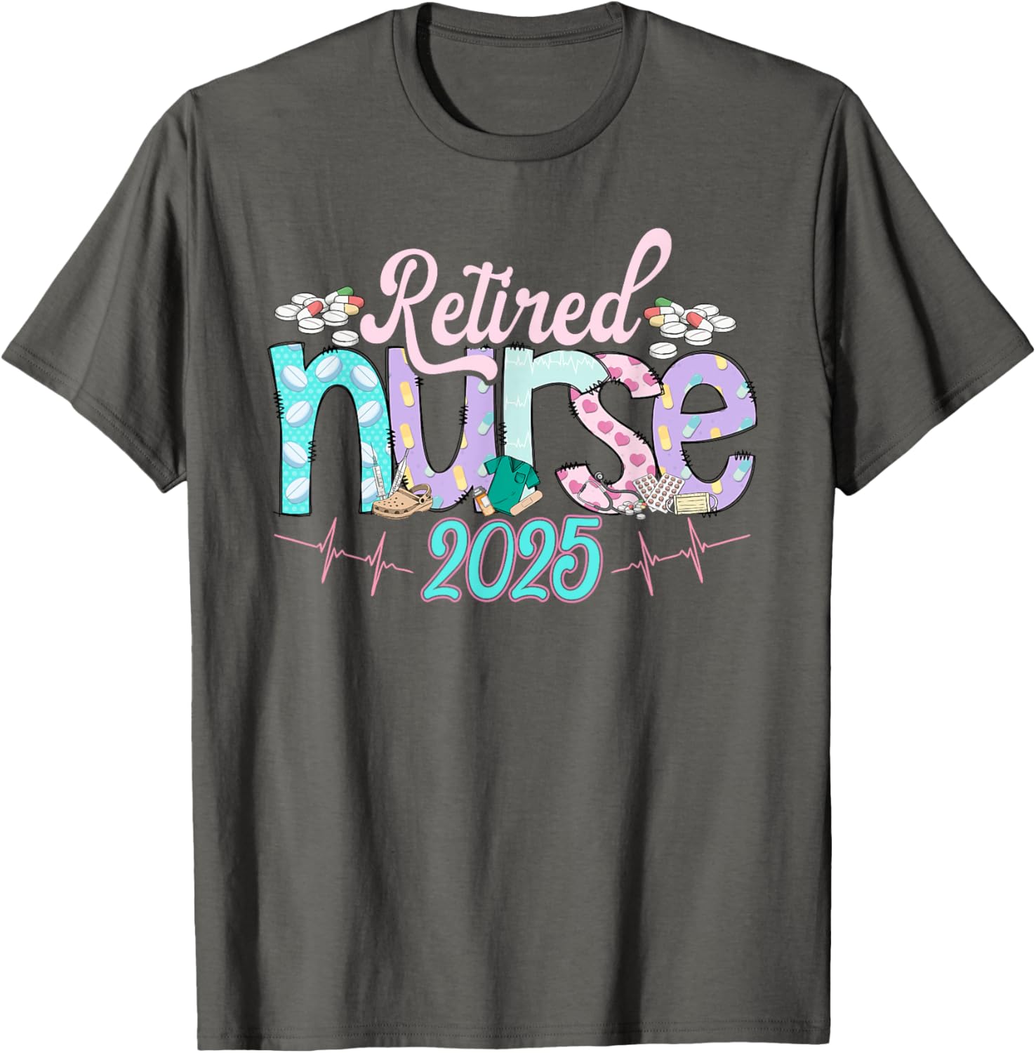 Tie Dye Retired Nurse T-Shirt 2025 Perfect Gift for Nurses - 10