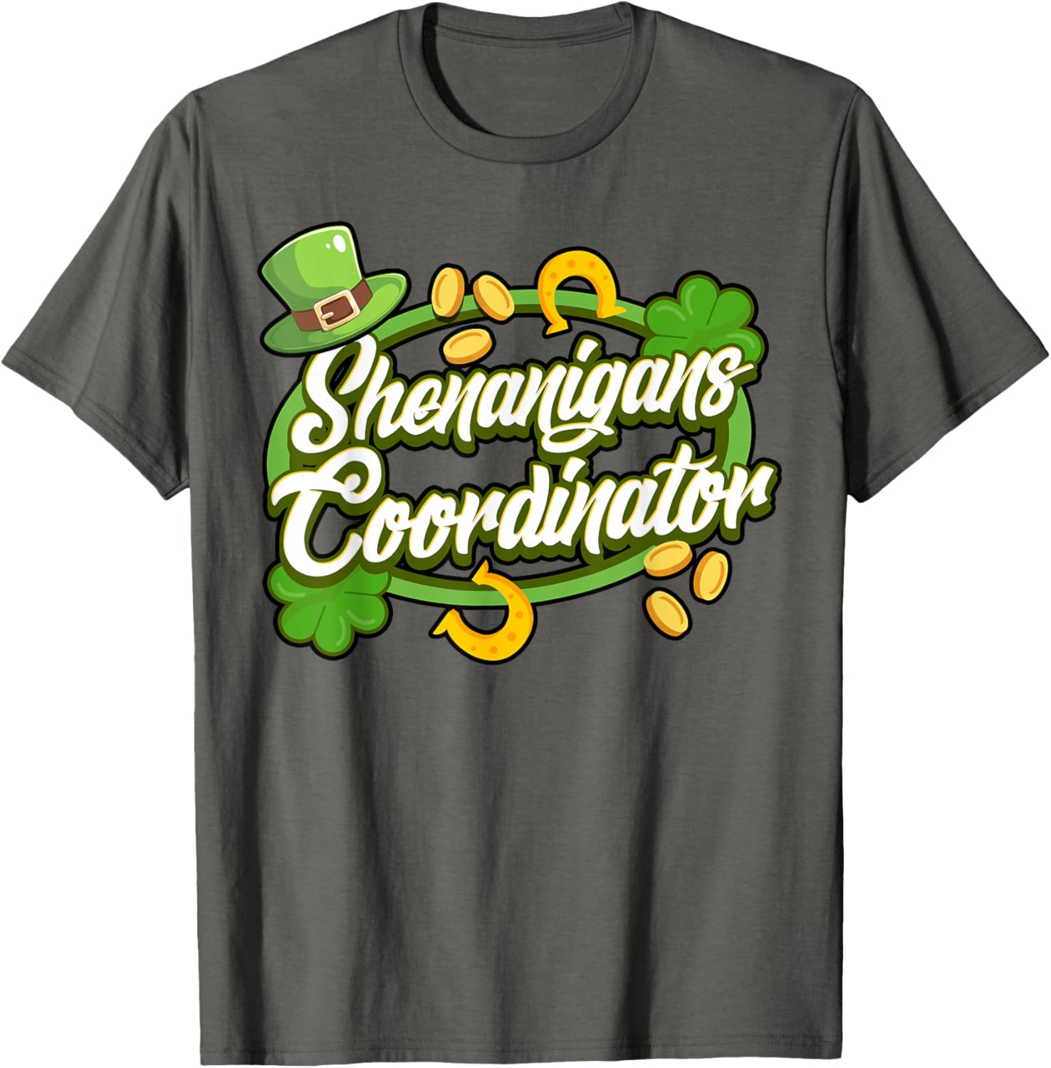 Funny Shenanigans Coordinator St Patrick's Day T-Shirt for Fun Celebrations - 5