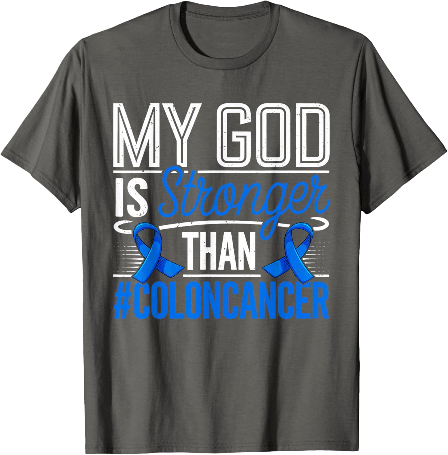 Funny Colon Cancer Awareness T-Shirt for Supportive and Stylish Advocacy - 3