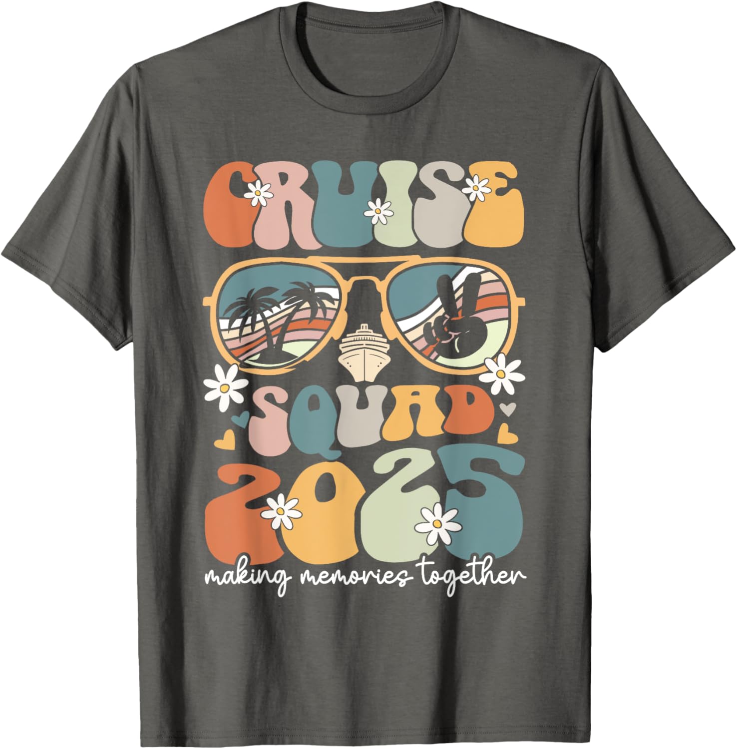 Cruise Squad 2025 Family Matching Summer Vacation T-Shirts for Fun Adventures - 2