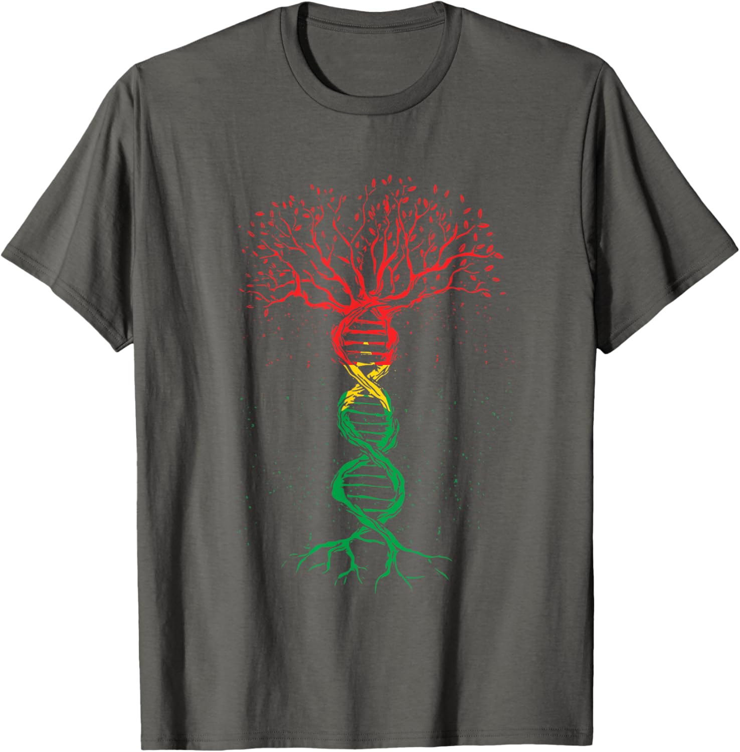 Burkina Faso Pride T-Shirt with DNA Tree Roots and Flag Design - 5