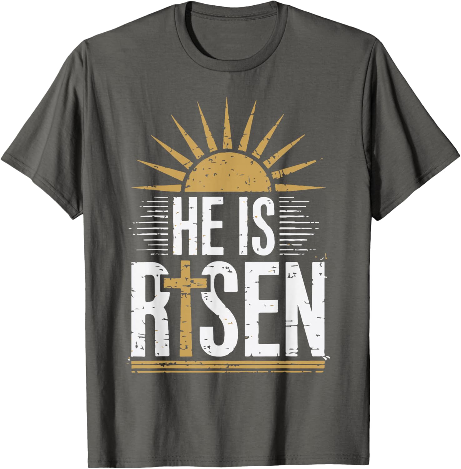 He Is Risen Funny Easter T-Shirt for Men, Women, and Toddlers - 1