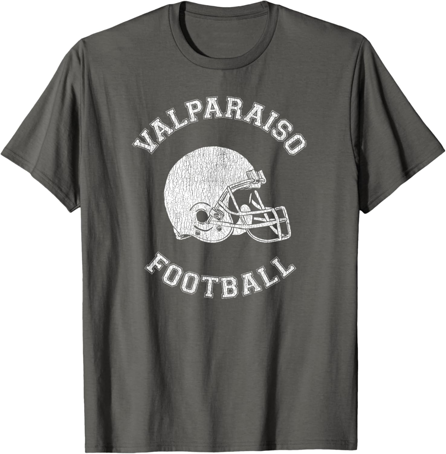 Valparaiso Retro 1980s Distressed Football T-Shirt for Vintage Style Lovers - 14