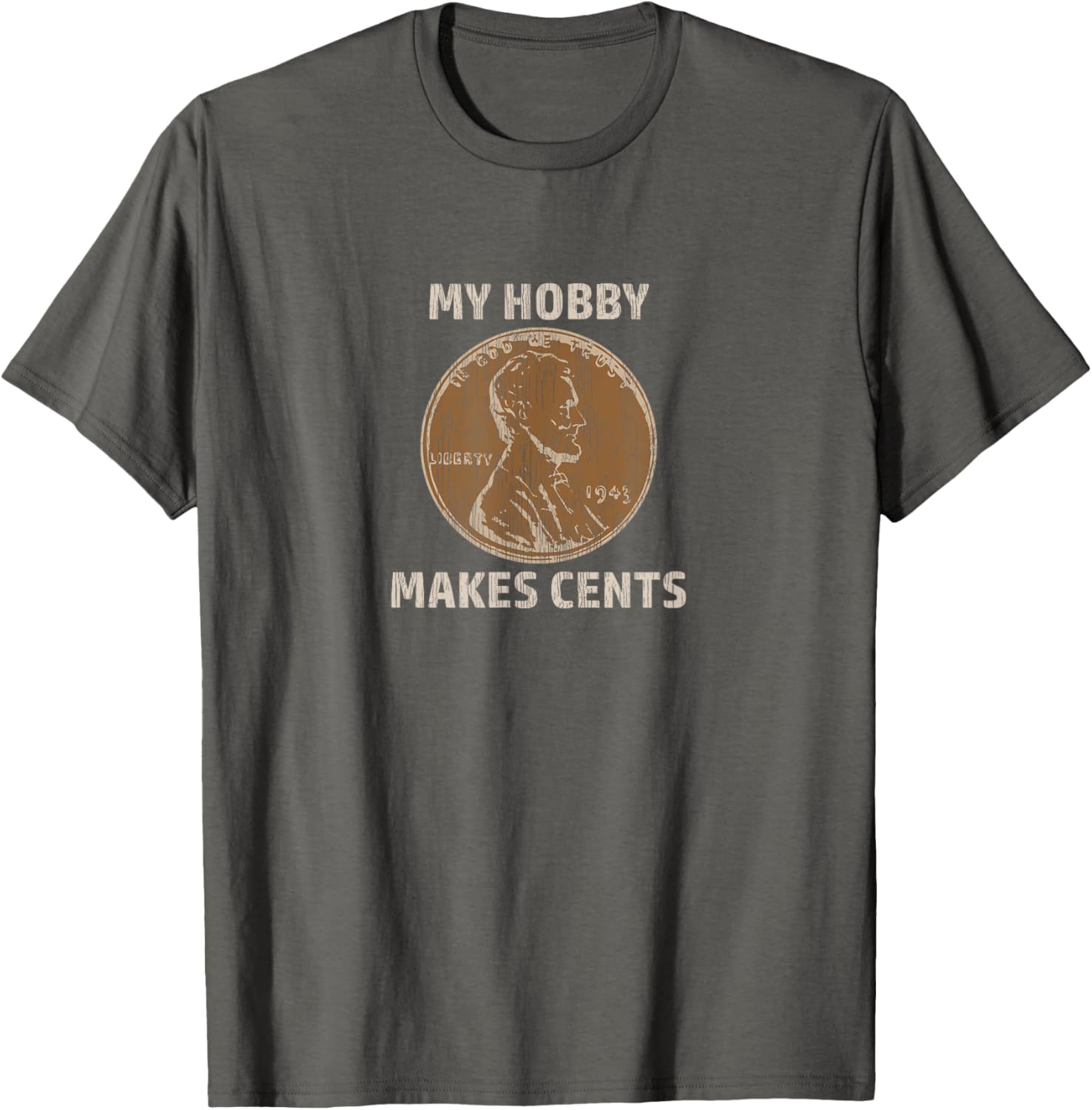 Coin Collector Numismatics T-Shirt for Men - Makes Cents Fashionable Wear - 2