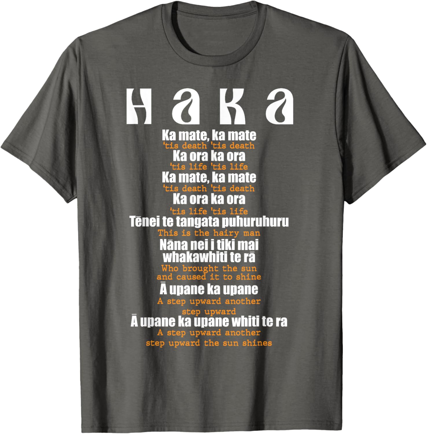 Haka T-Shirt Maori Kiwi Design for New Zealand Rugby Fans - 1