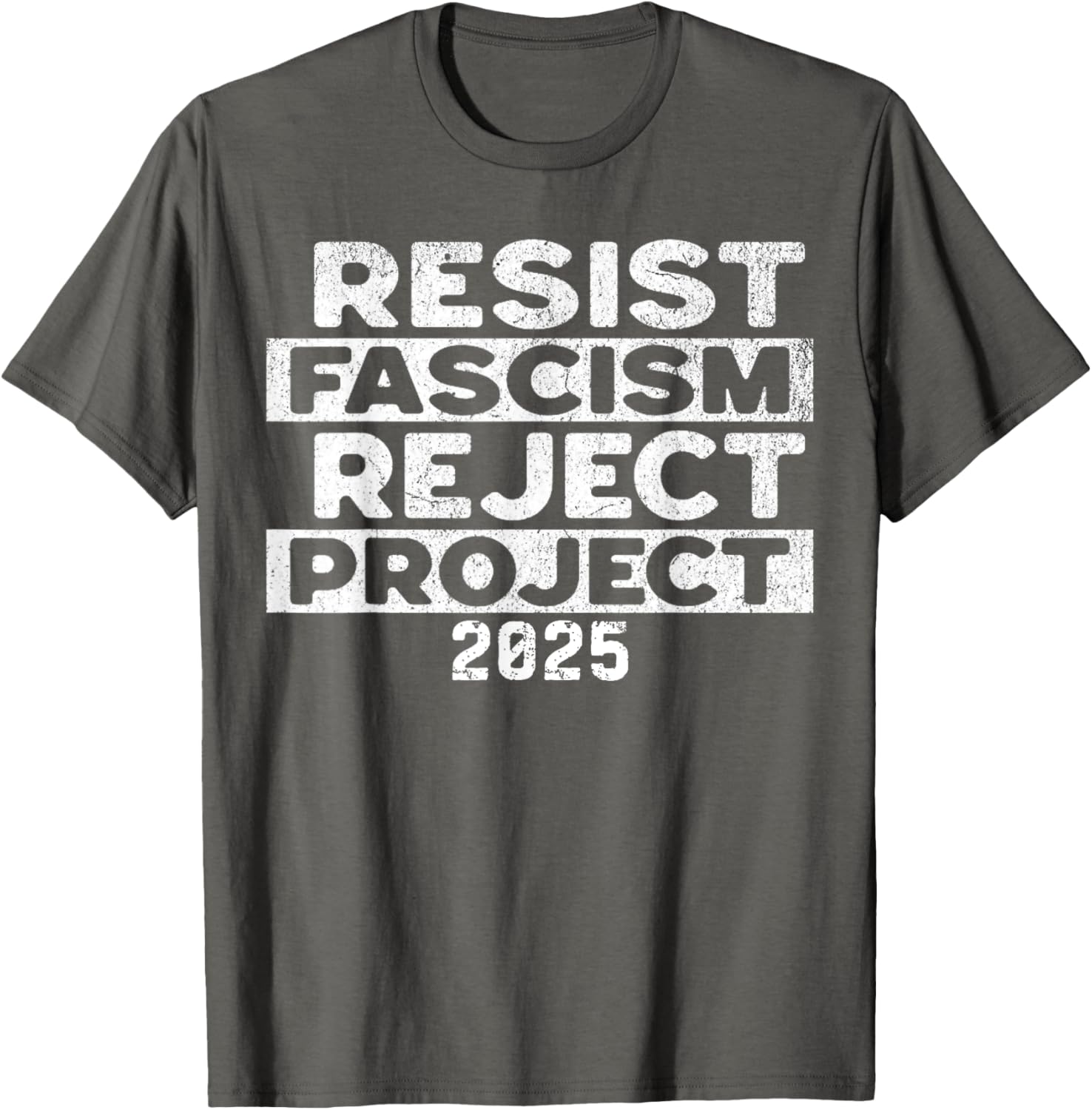 Resist Fascism Reject Project 2025 T-Shirt - Powerful Statement Apparel - 24