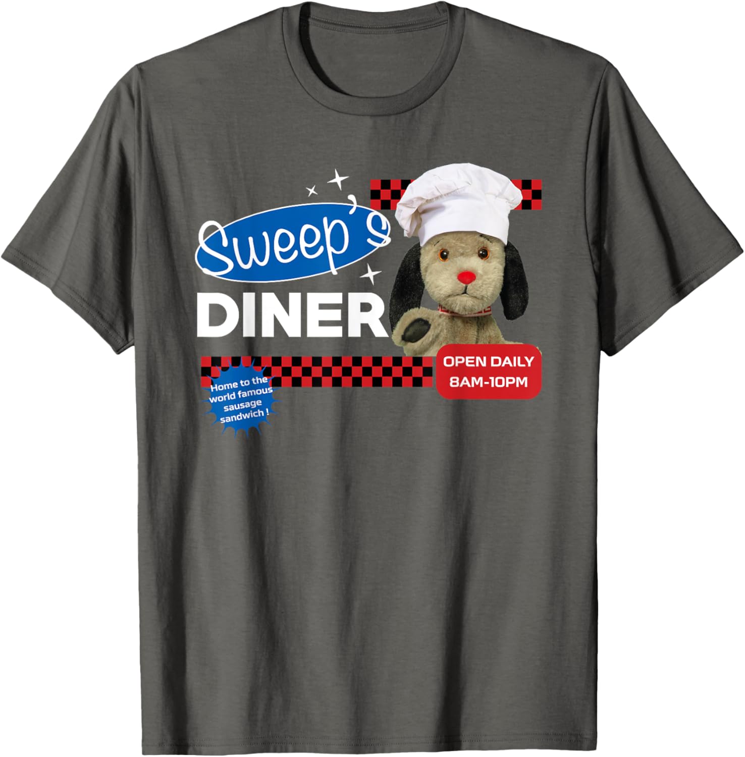 Sooty Sweeps Diner Open Daily T-Shirt for Foodies and Casual Wear - 6