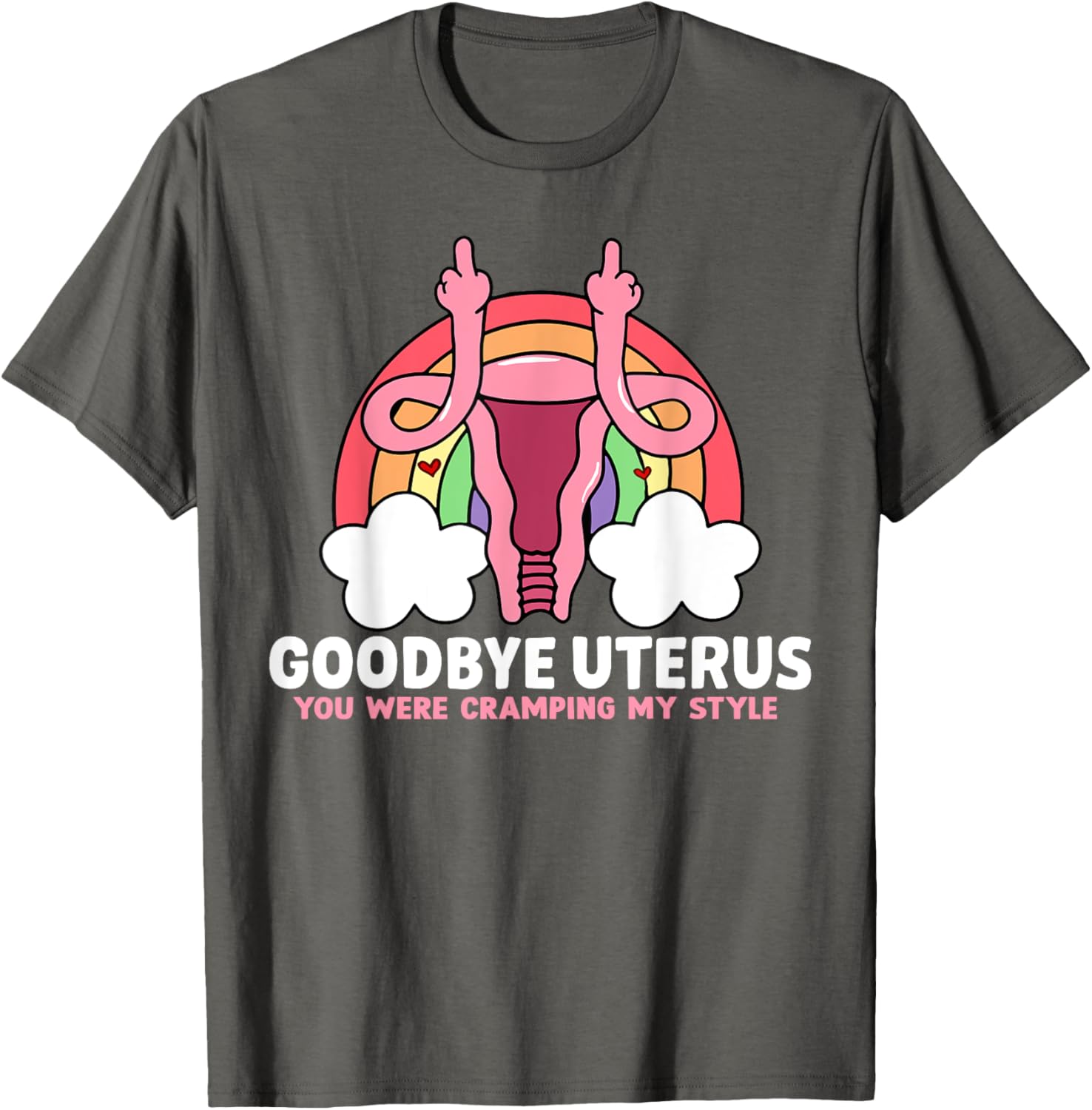 Goodbye Uterus Hysterectomy Surgery T-Shirt for Empowering Women - 5