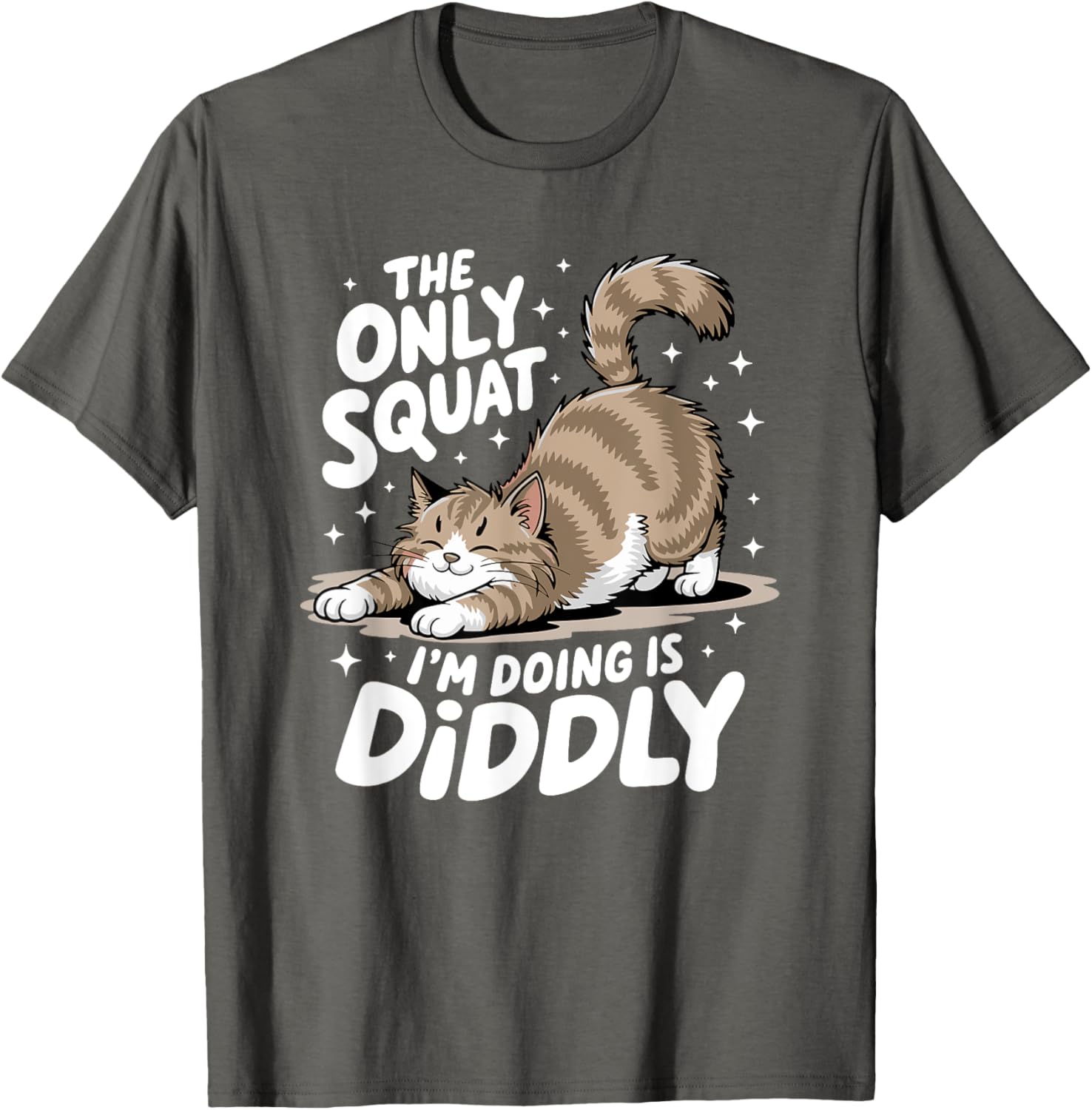 Funny Diddly Squat Cat T-Shirt for Men and Women - Perfect Gift for Cat Lovers - 29
