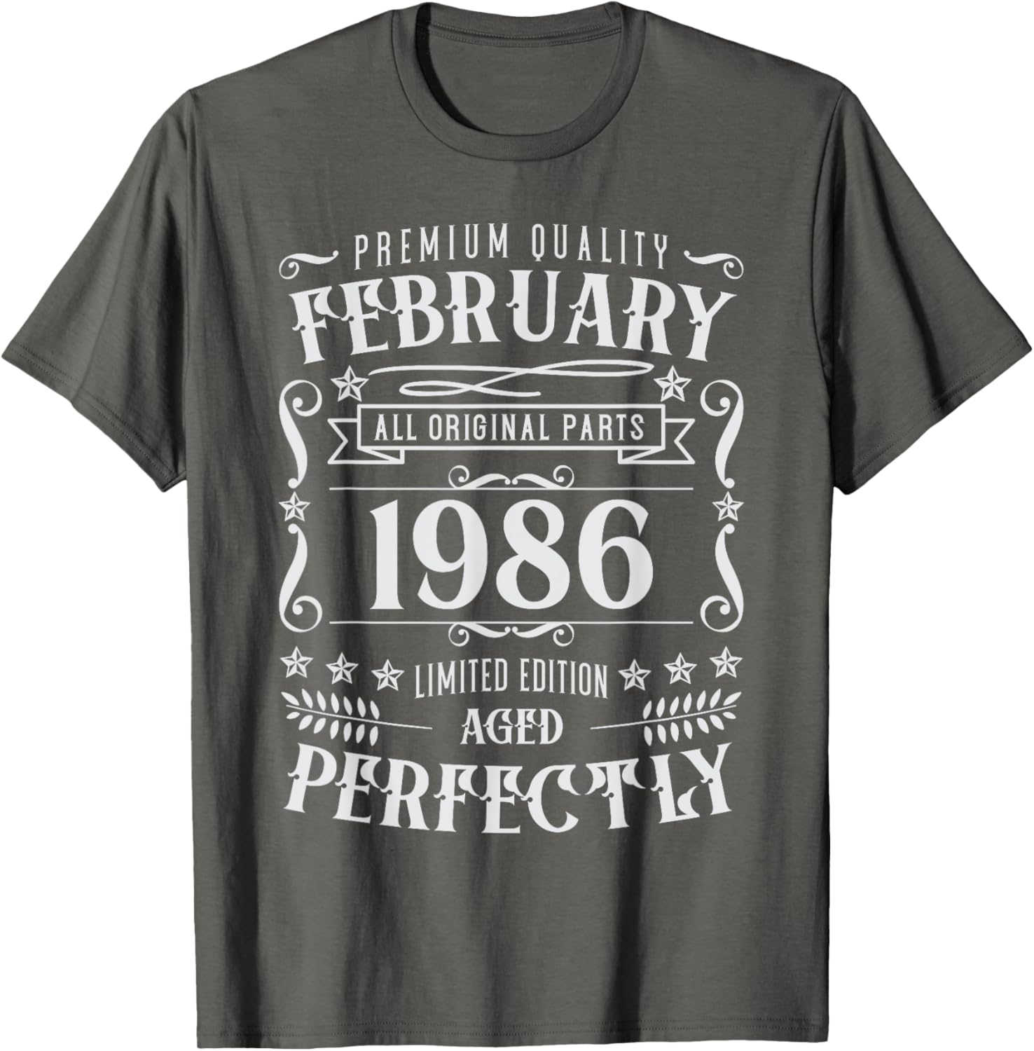 39th Birthday Legends Born in February 1986 T-Shirt for Celebrations - 2