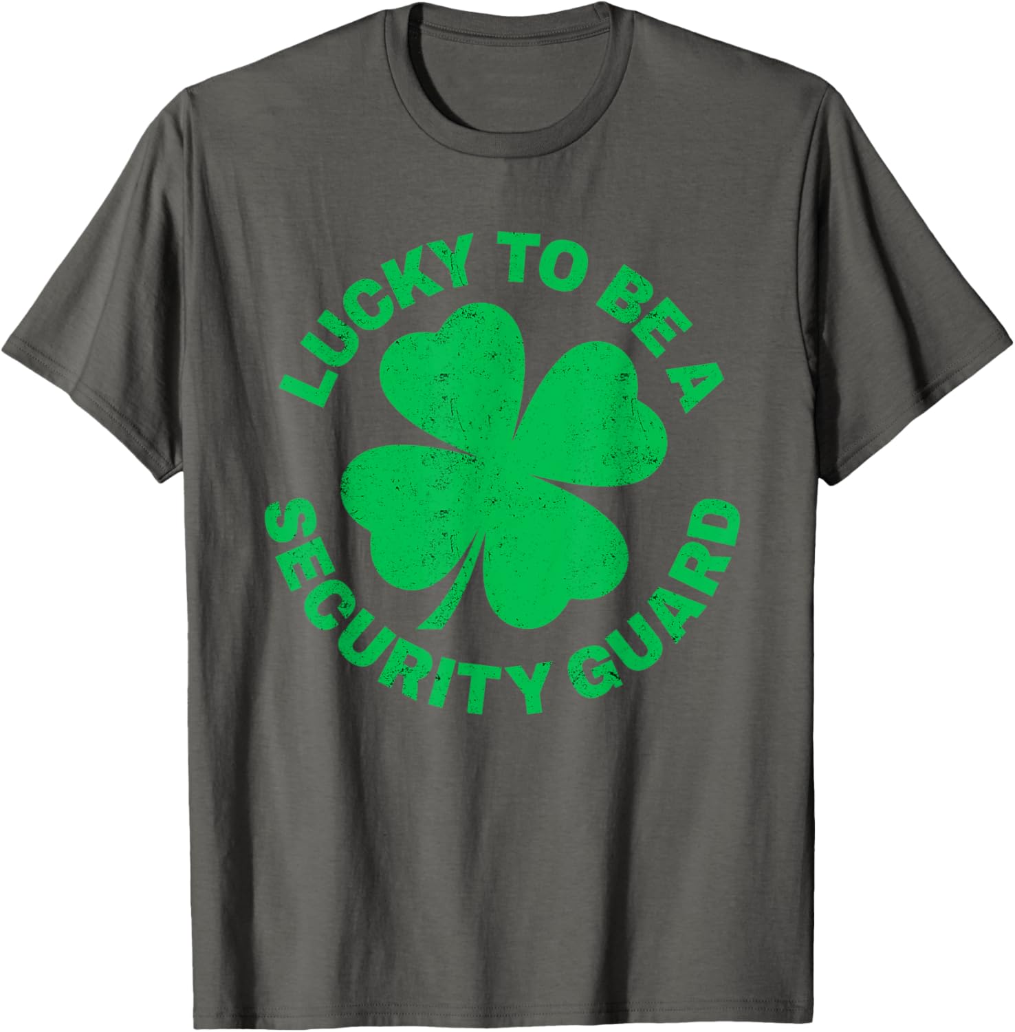 Lucky to Be a Security Guard St Patrick's Day T-Shirt for Irish Celebrations - 18
