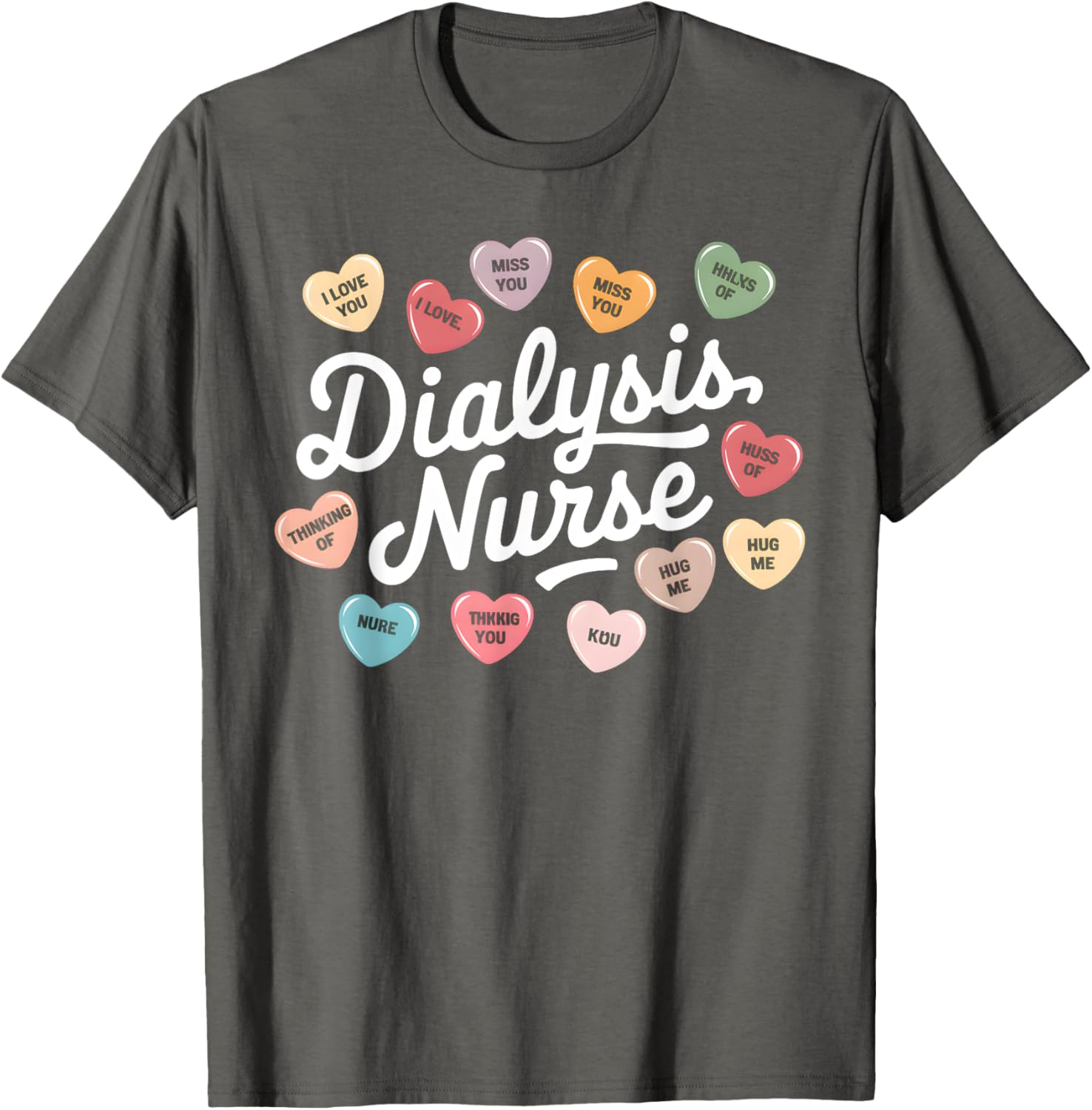 Valentine's Day Dialysis Nurse T-Shirt for Nephrology Technicians - 9