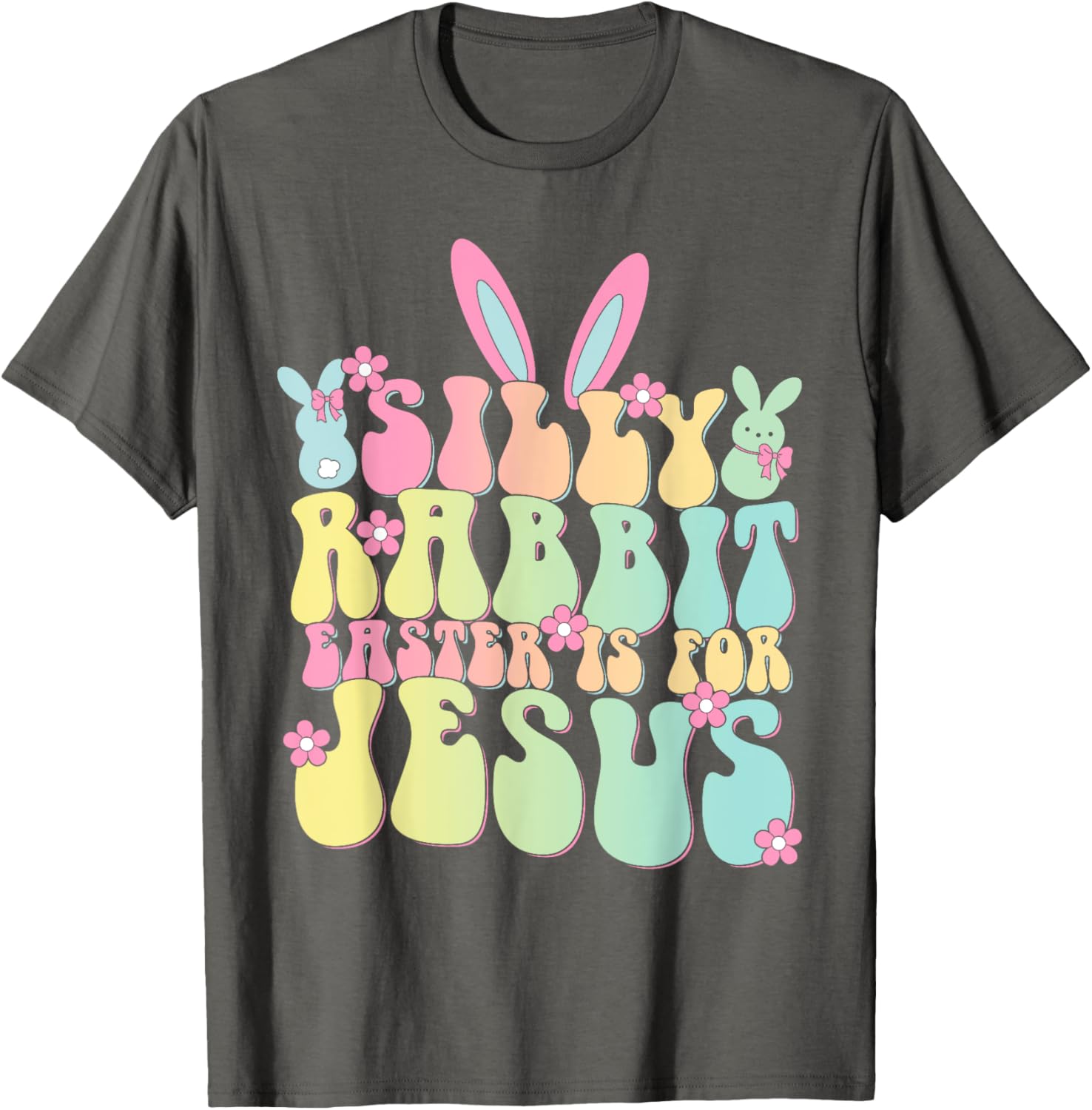 Silly Rabbit Easter is For Jesus Christian T-Shirt for Celebrating Easter - 3