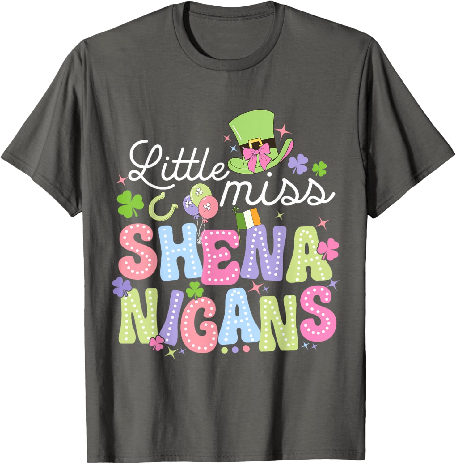 Little Miss Shenanigans St Patricks Day Toddler Irish T-Shirt for Girls - 15