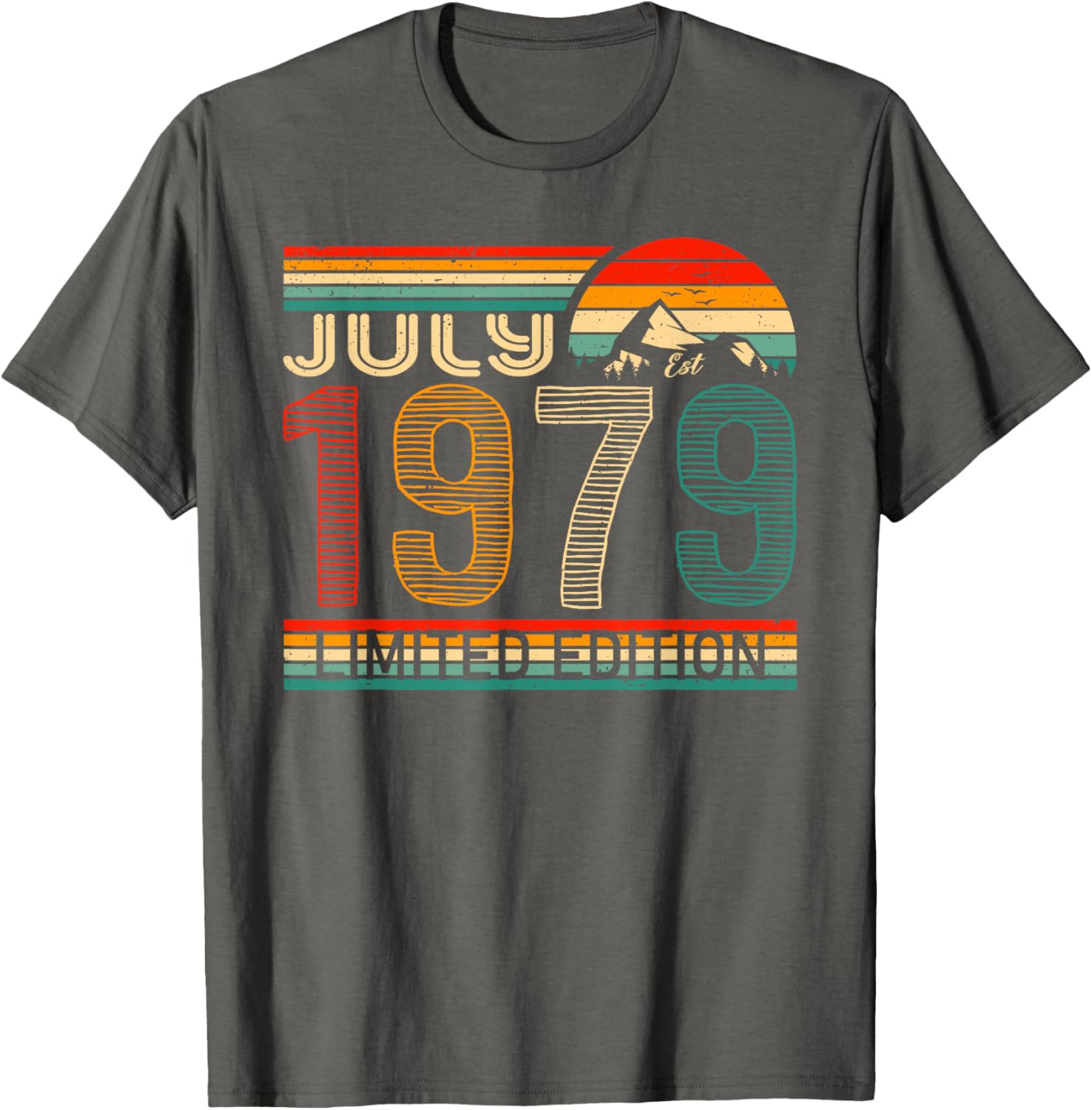 July 1979 Vintage Birthday T-Shirt Classic Retro Style Birthday Gift - 11