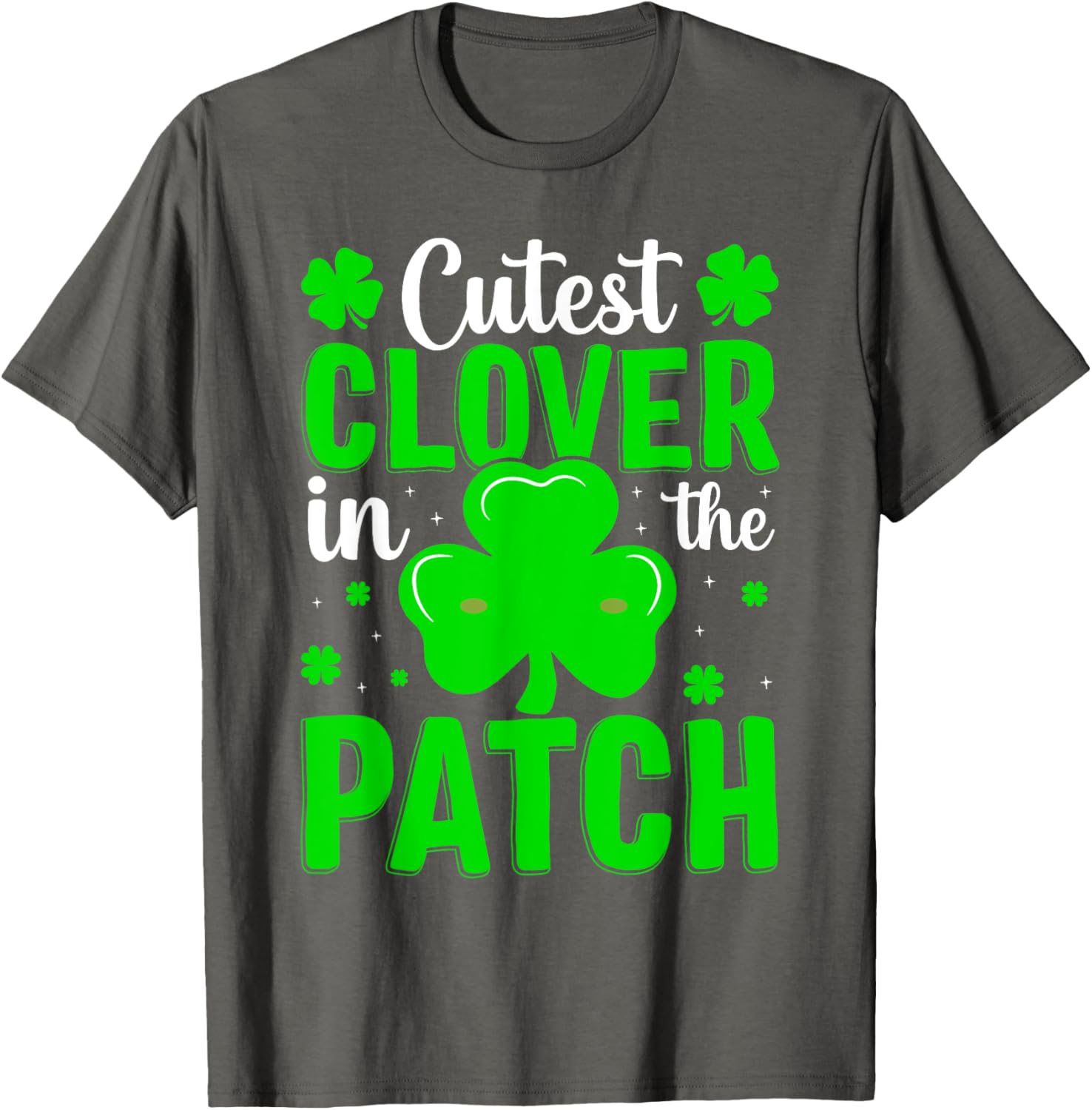 Cute Clover Toddler Girl St Patricks Day T-Shirt for Little Shamrock Lovers - 1