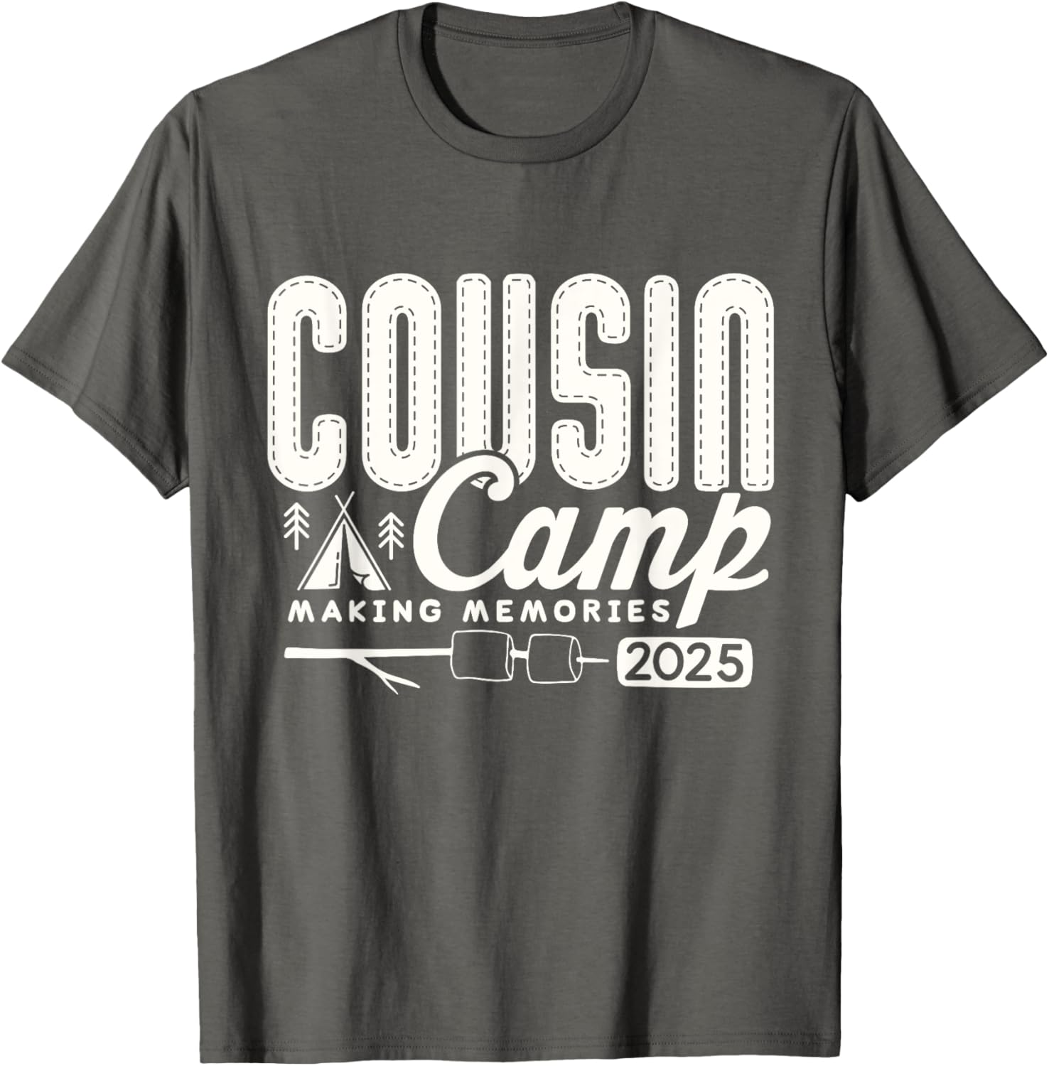 Cousin Camp Crew 2025 Family Vacation T-Shirt for Fun Summer Memories - 17