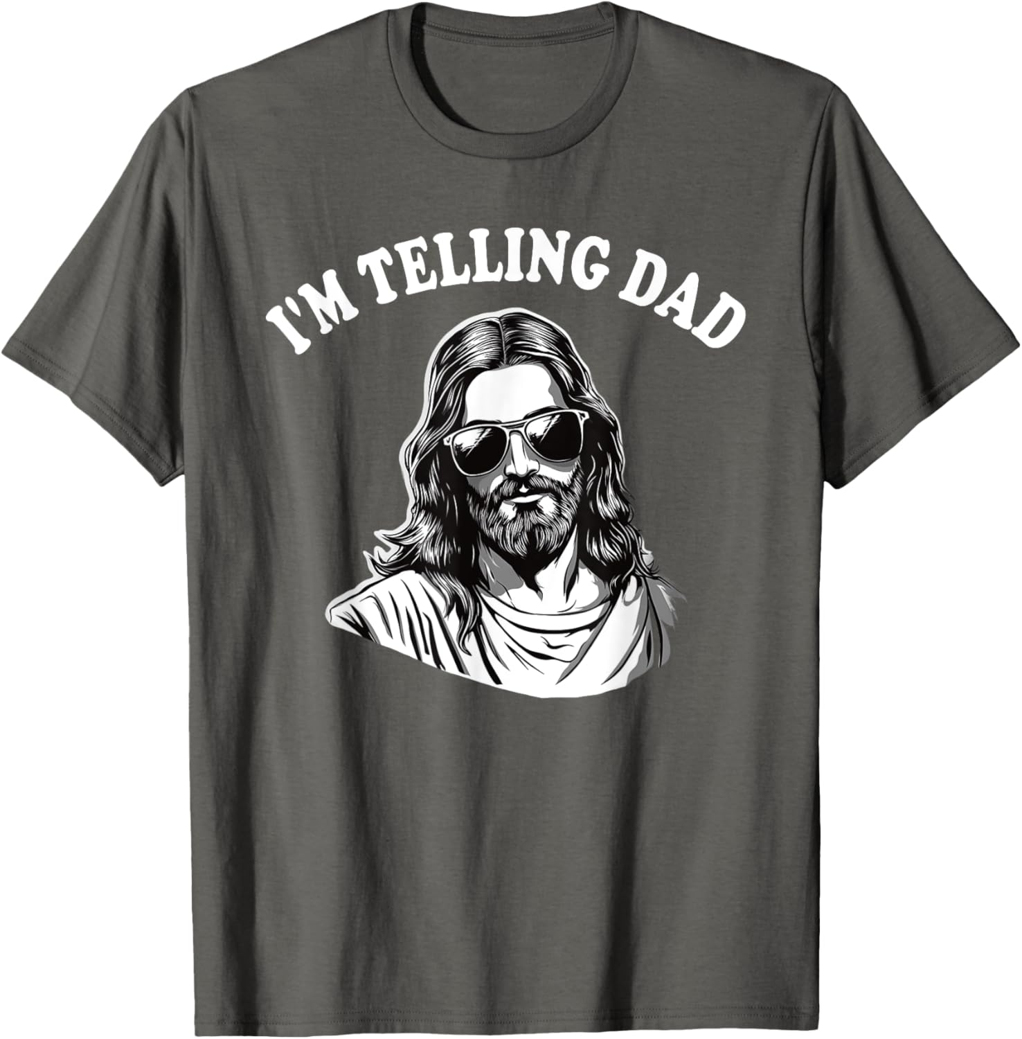 Funny Christian Jesus Meme Dad T-Shirt for Religious Humor Lovers - 1