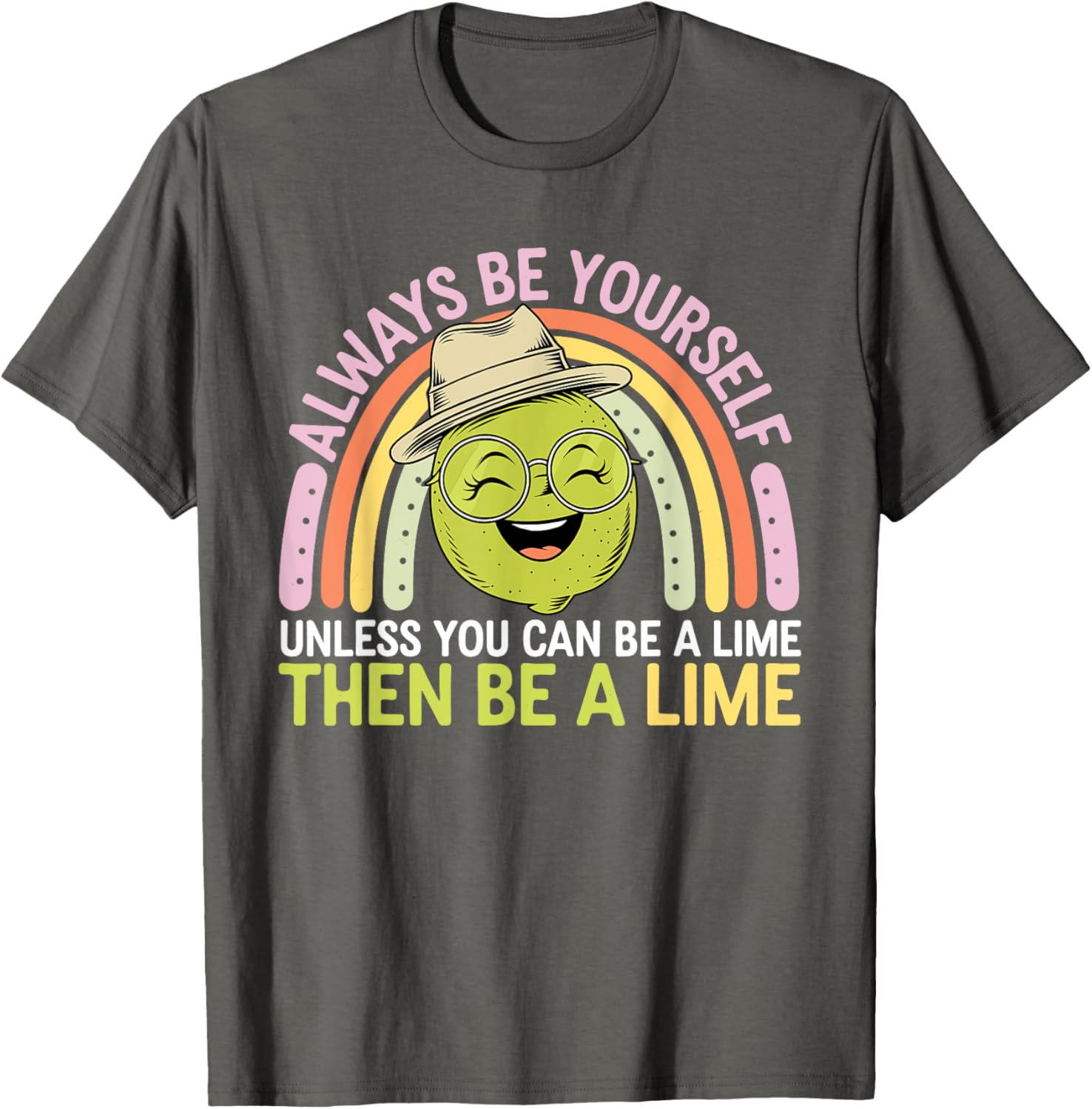 Cute Lime Vintage T-Shirt with Funny Sarcastic Jokes for Lime Lovers - 25