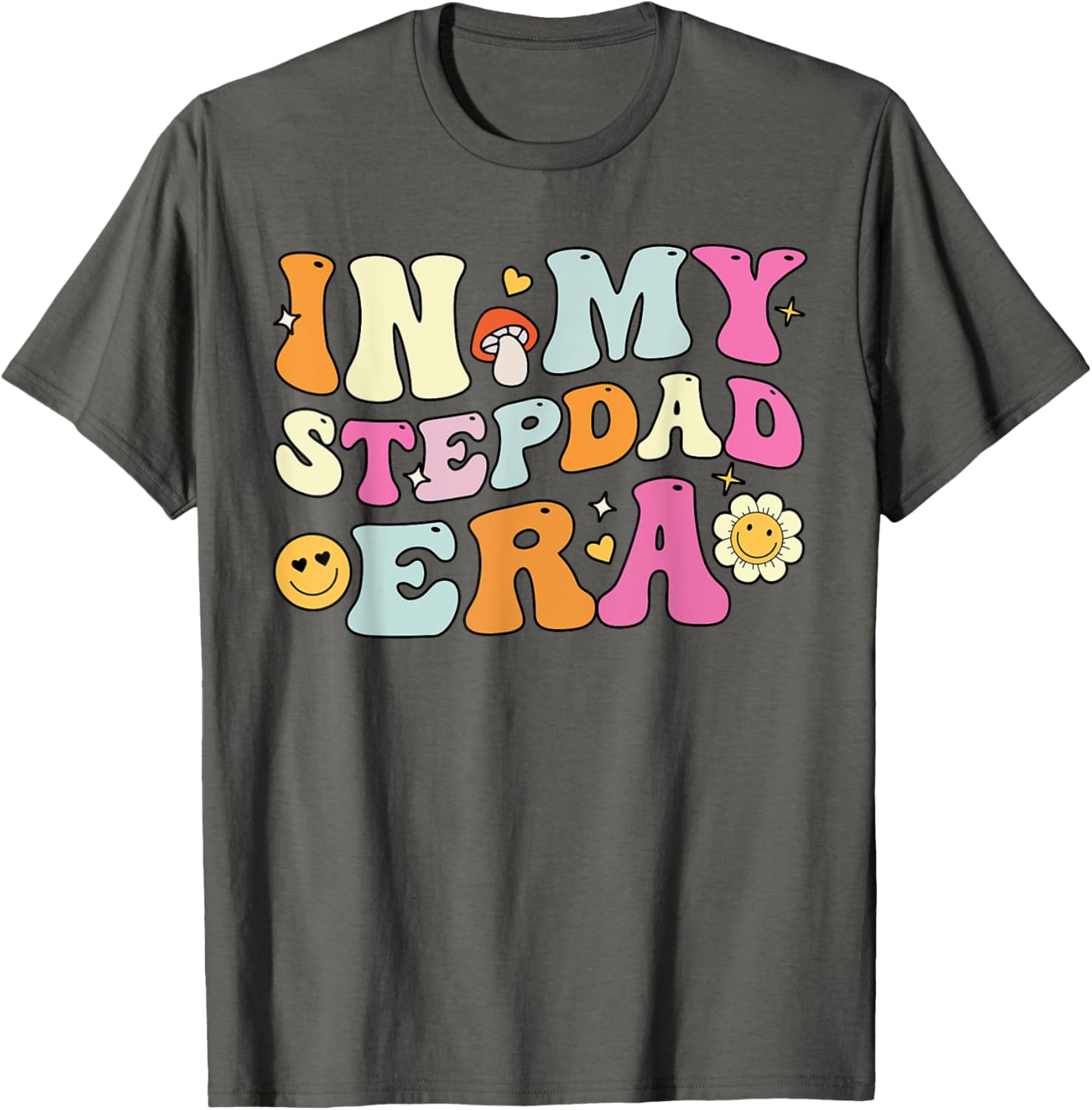 Groovy In My Stepdad Era T-Shirt Perfect for Father's Day Gift - 12