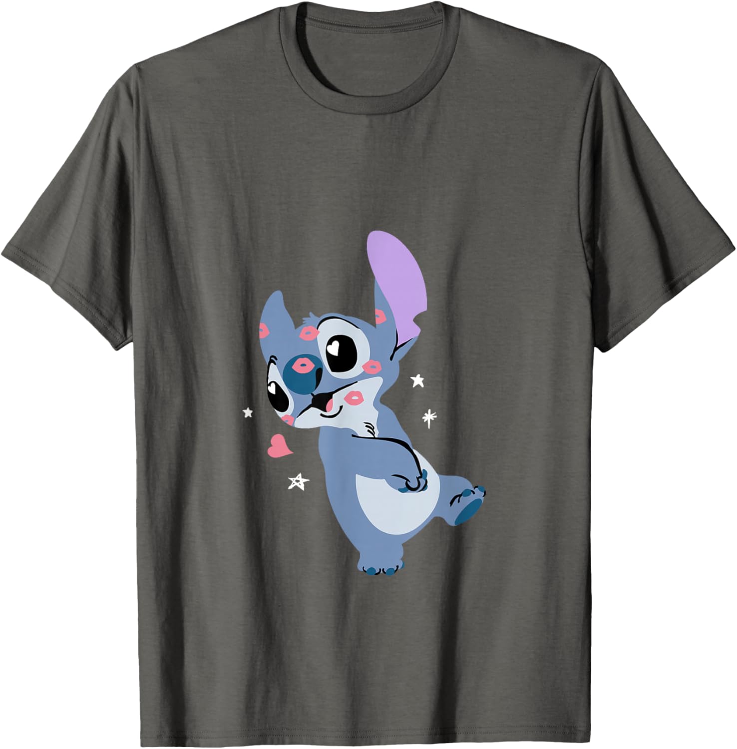 Disney Lilo and Stitch Valentine's Day Kisses T-Shirt for Fun Lovers - 8