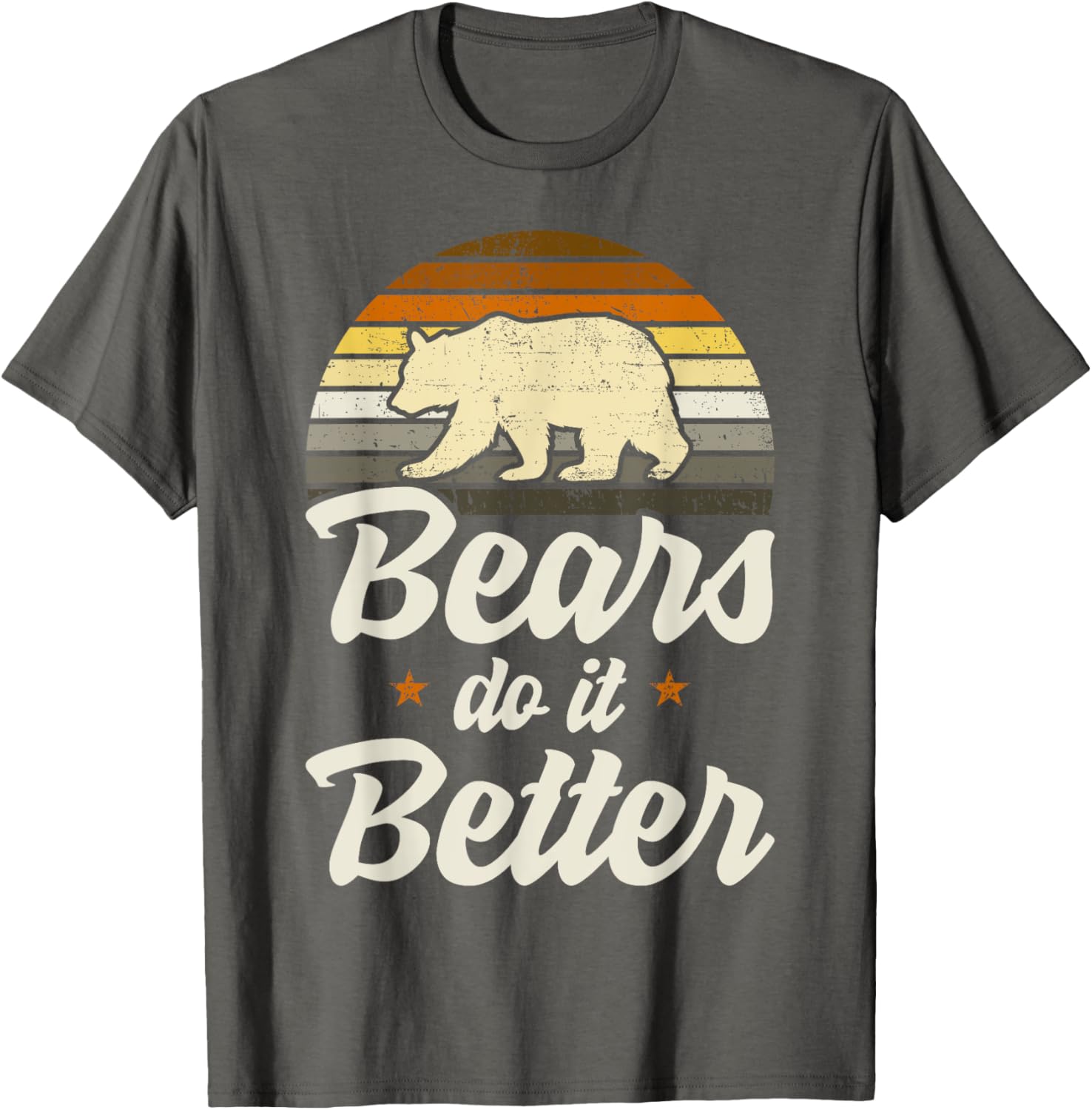 Bears Do It Better Bear Pride LGBT Flag T-Shirt for Gay Men - 12