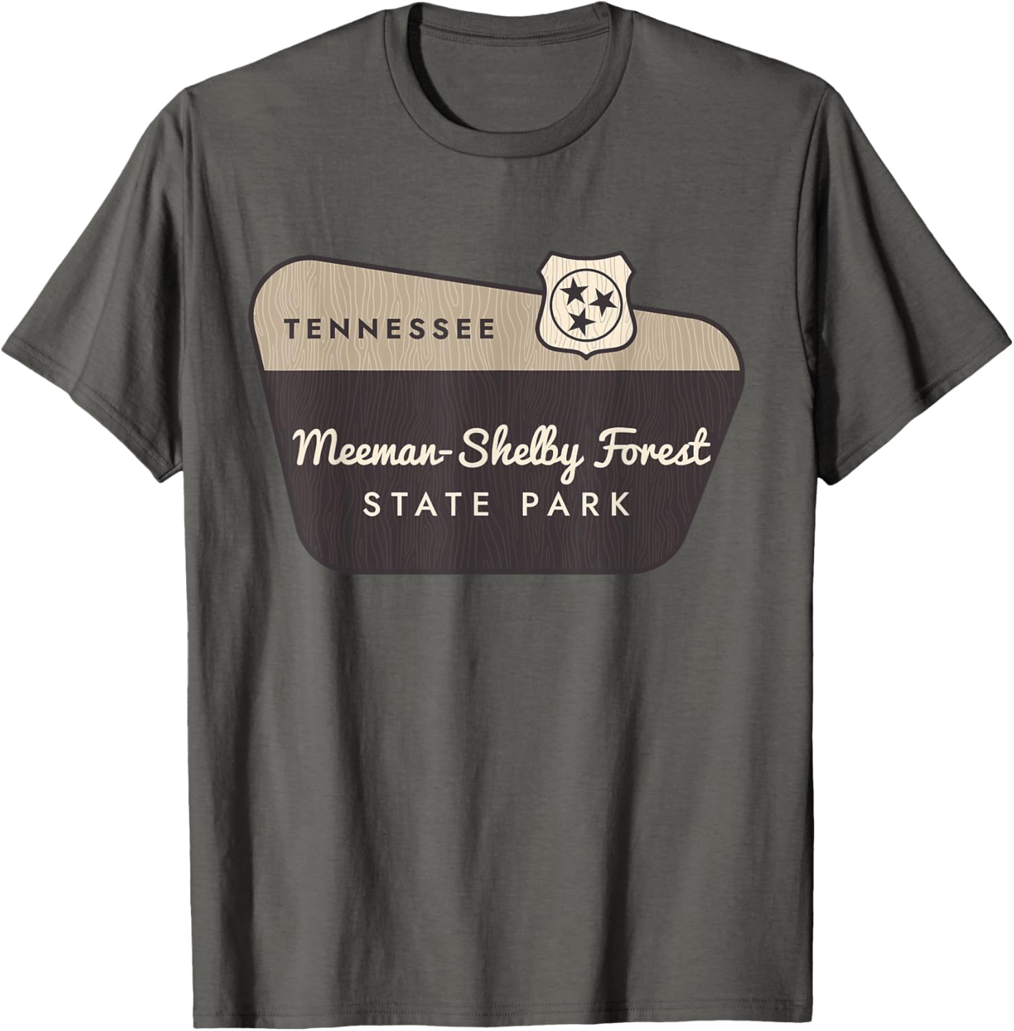 Meeman-Shelby Forest State Park Tennessee Souvenir T-Shirt for Nature Lovers - 1