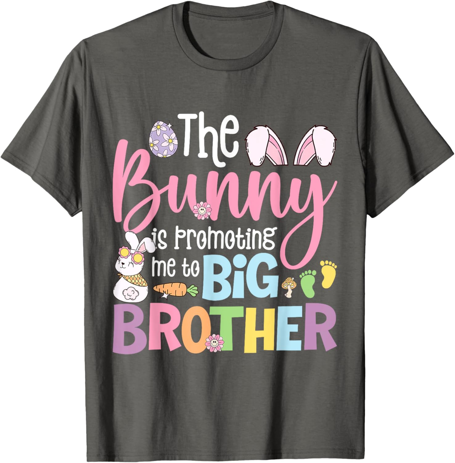Big Brother Easter Bunny Pregnancy Announcement T-Shirt for Expecting Moms - 6