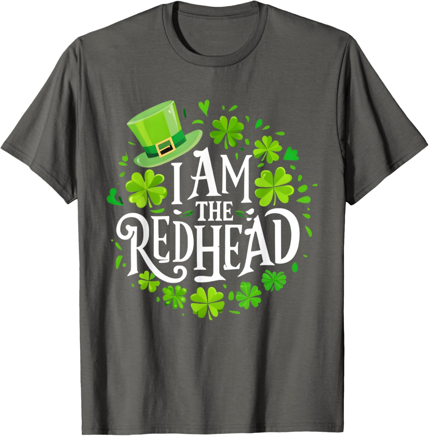 Funny St Patricks Day Redhead T-Shirt for Women - I Am The Redhead Dibs - 18