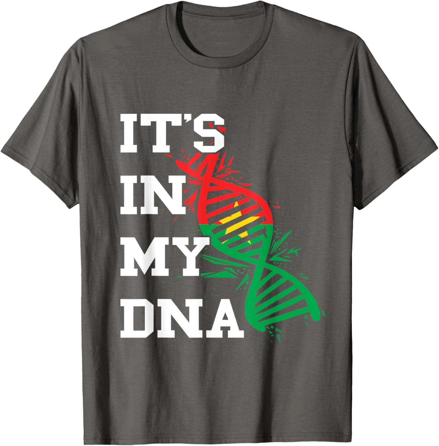 Burkina Faso Flag Its In My DNA Burkina Fasoan Roots T-Shirt - 15